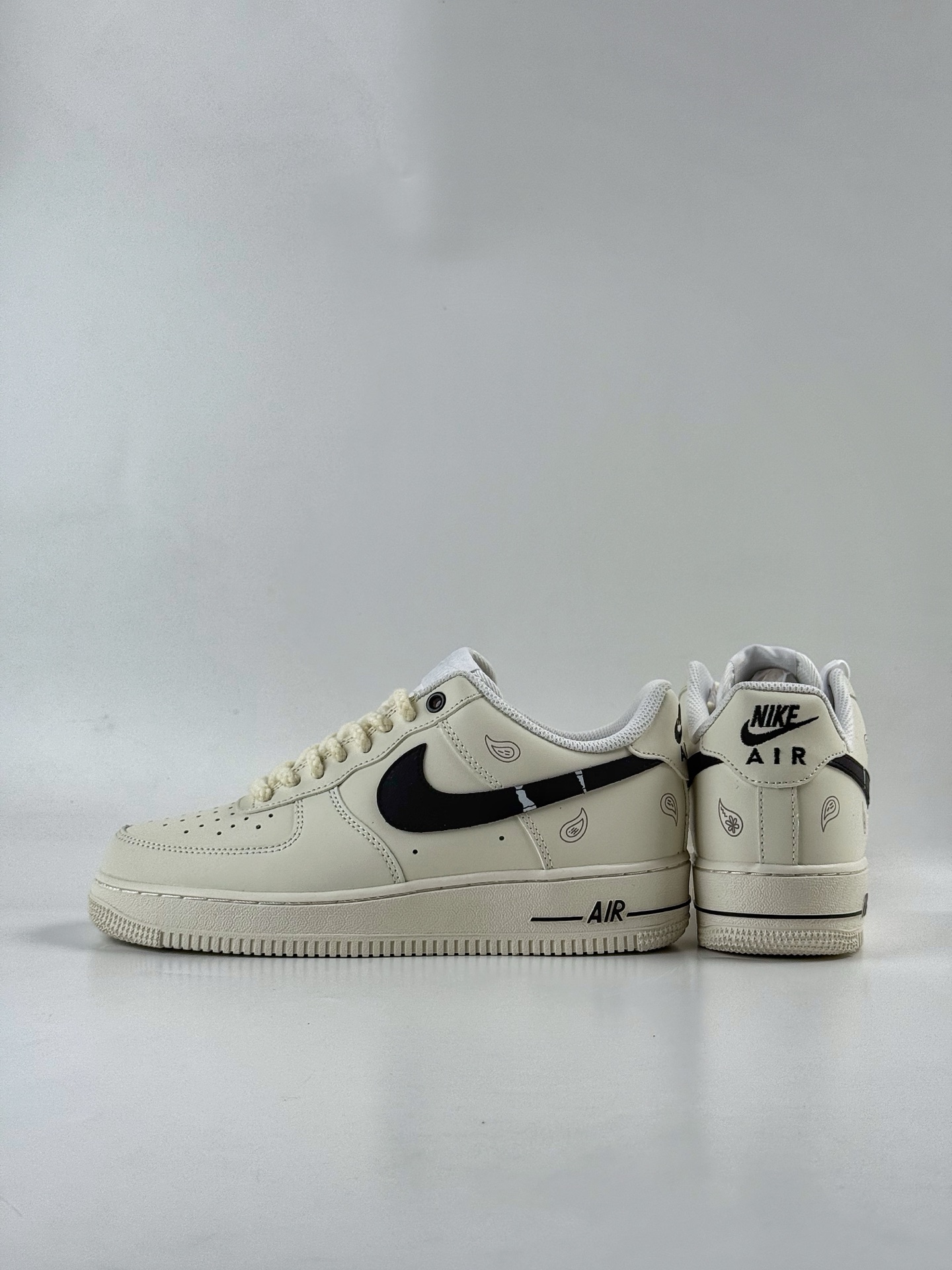 260 Nike Air Force 1 Low 07 佩斯利 皮革 WS 浸染涂鸦 米白 ZH0316-128