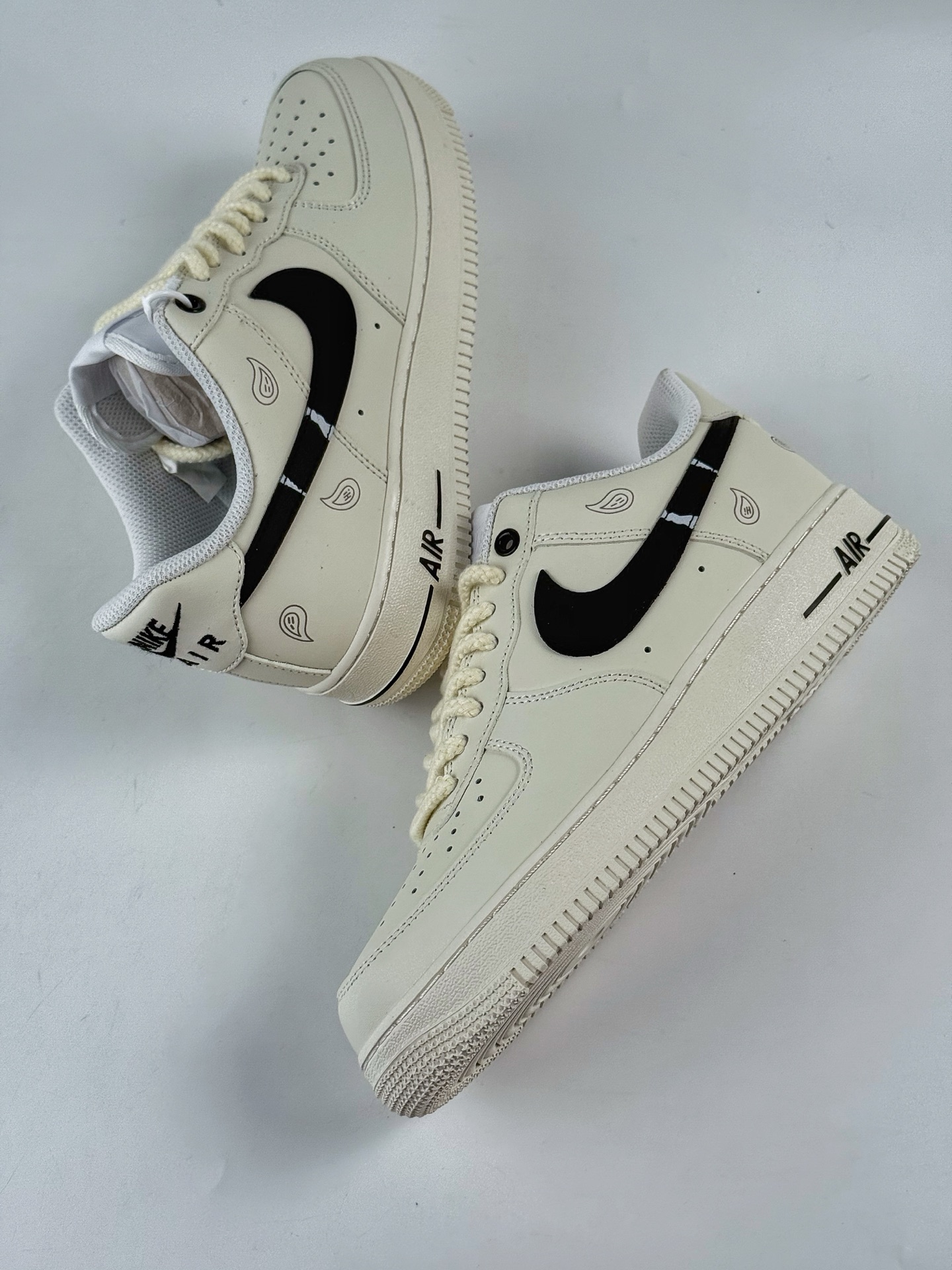 260 Nike Air Force 1 Low 07 佩斯利 皮革 WS 浸染涂鸦 米白 ZH0316-128