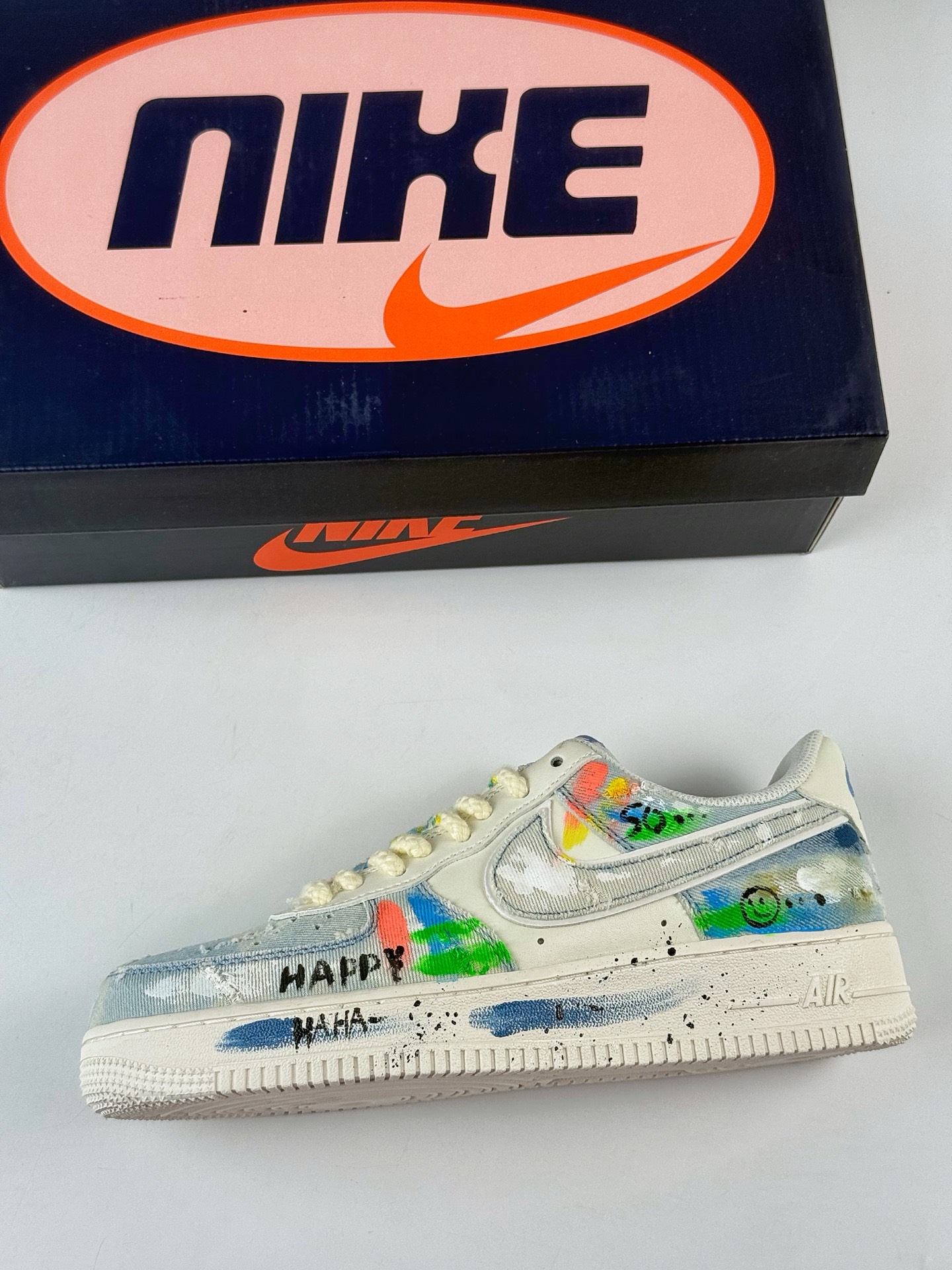 Nike Air Force 1 Low 07 x HAPPY 涂鸦牛仔 CW1888-116
