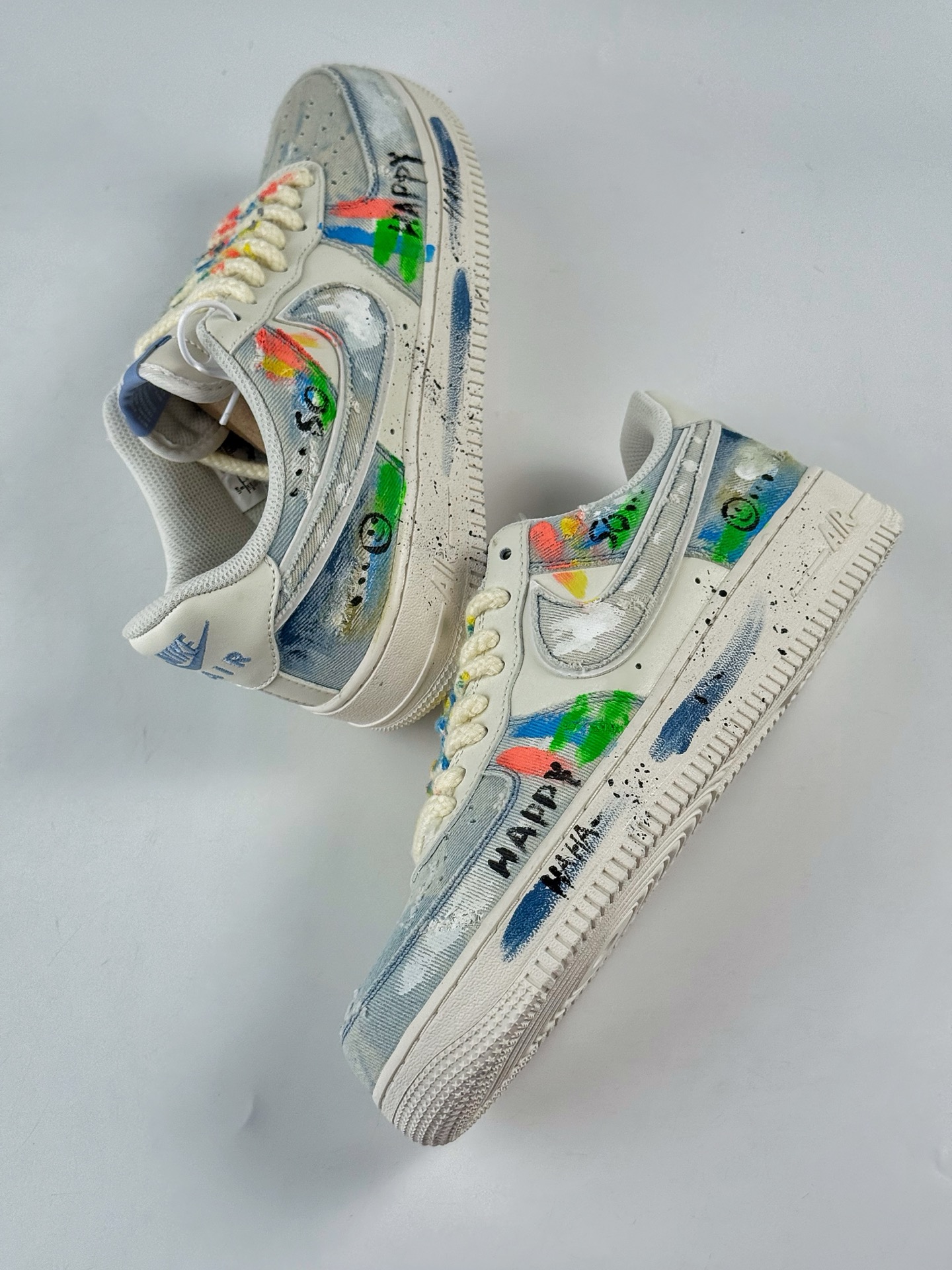 Nike Air Force 1 Low 07 x HAPPY 涂鸦牛仔 CW1888-116