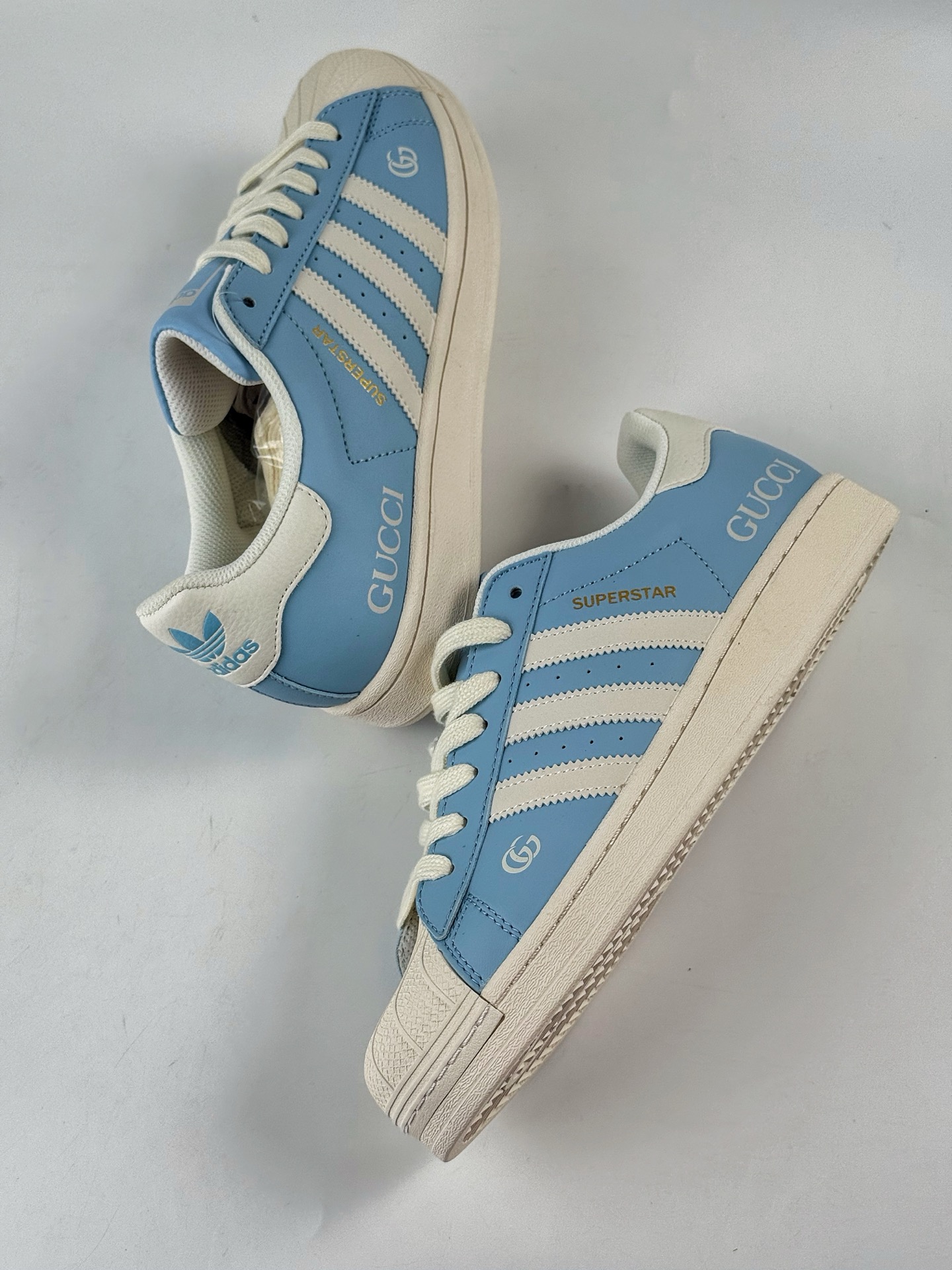 220 AD Originals Superstar x GUCCI 蓝白 SD6813