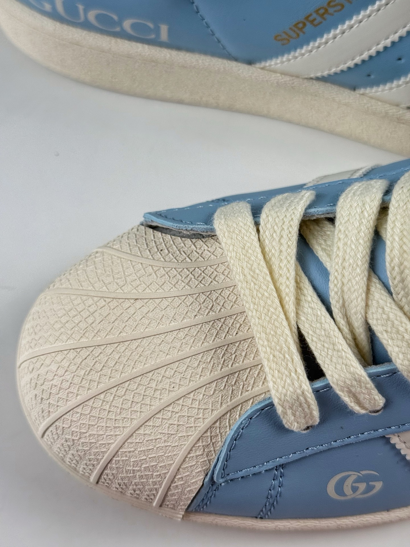 220 AD Originals Superstar x GUCCI 蓝白 SD6813