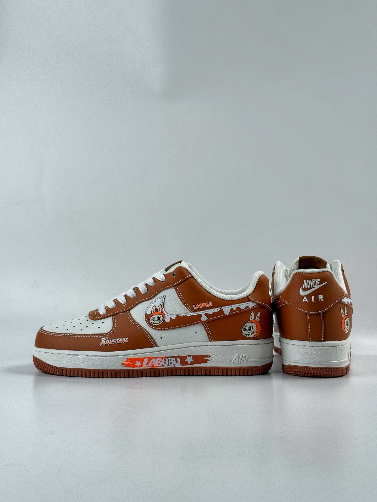 260 Nike Air Force 1 Low 07 x LABUBU 棕白 KJ5188-003