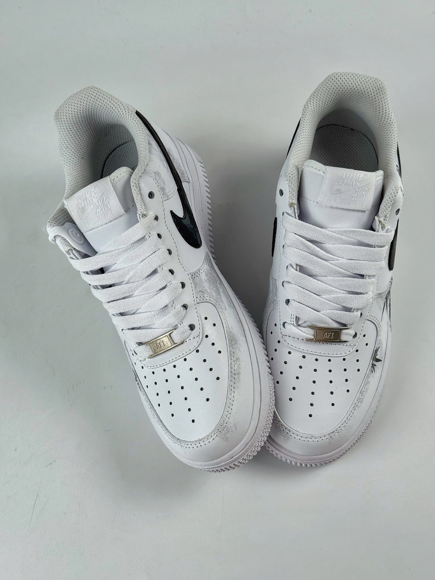 260 Nike Air Force 1 Low 07 竹林空军 白黑 ZH0316-122