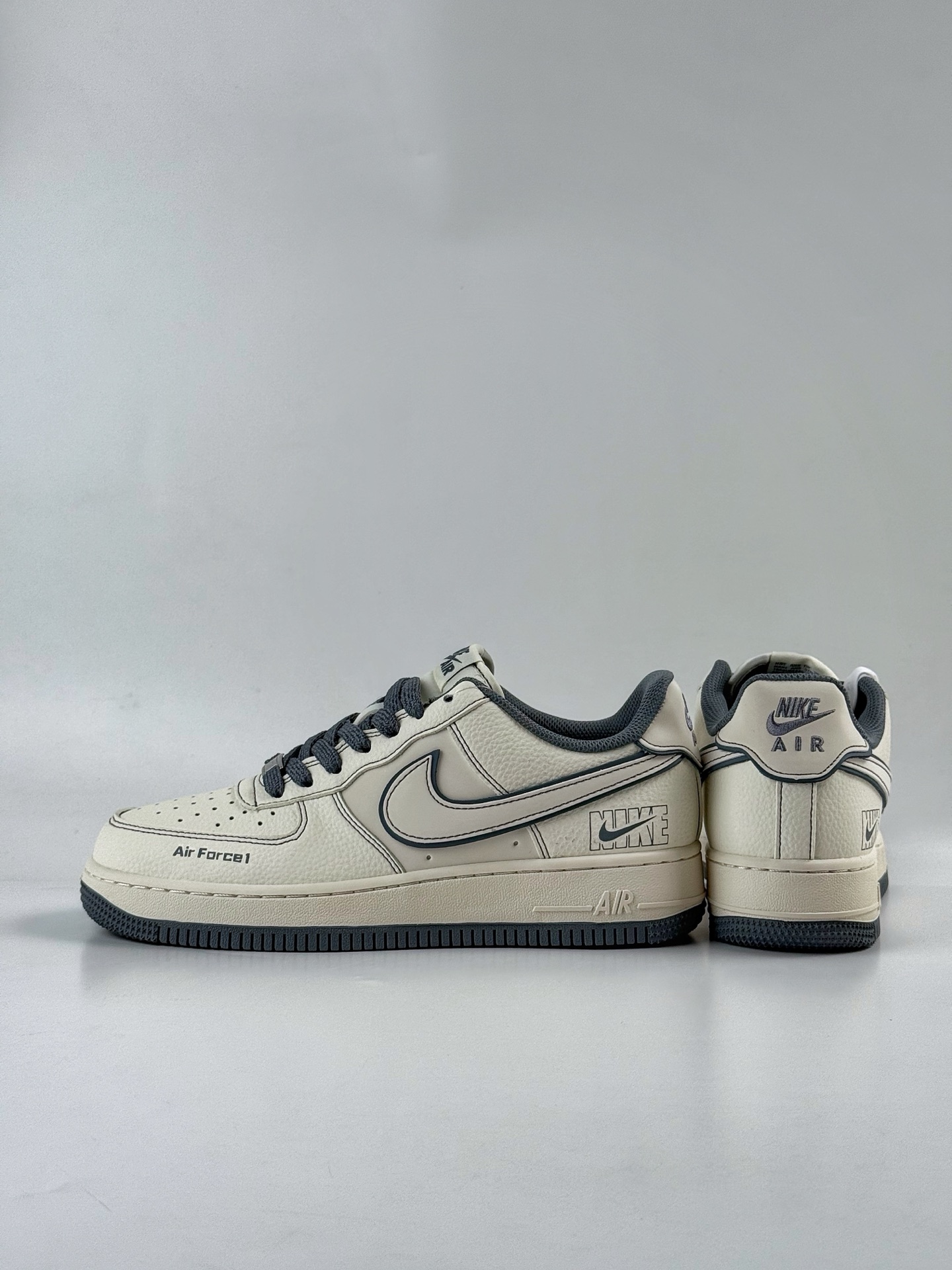 260 Nike Air Force 1 Low 07 x NIKE 白灰小勾 JP8028-014