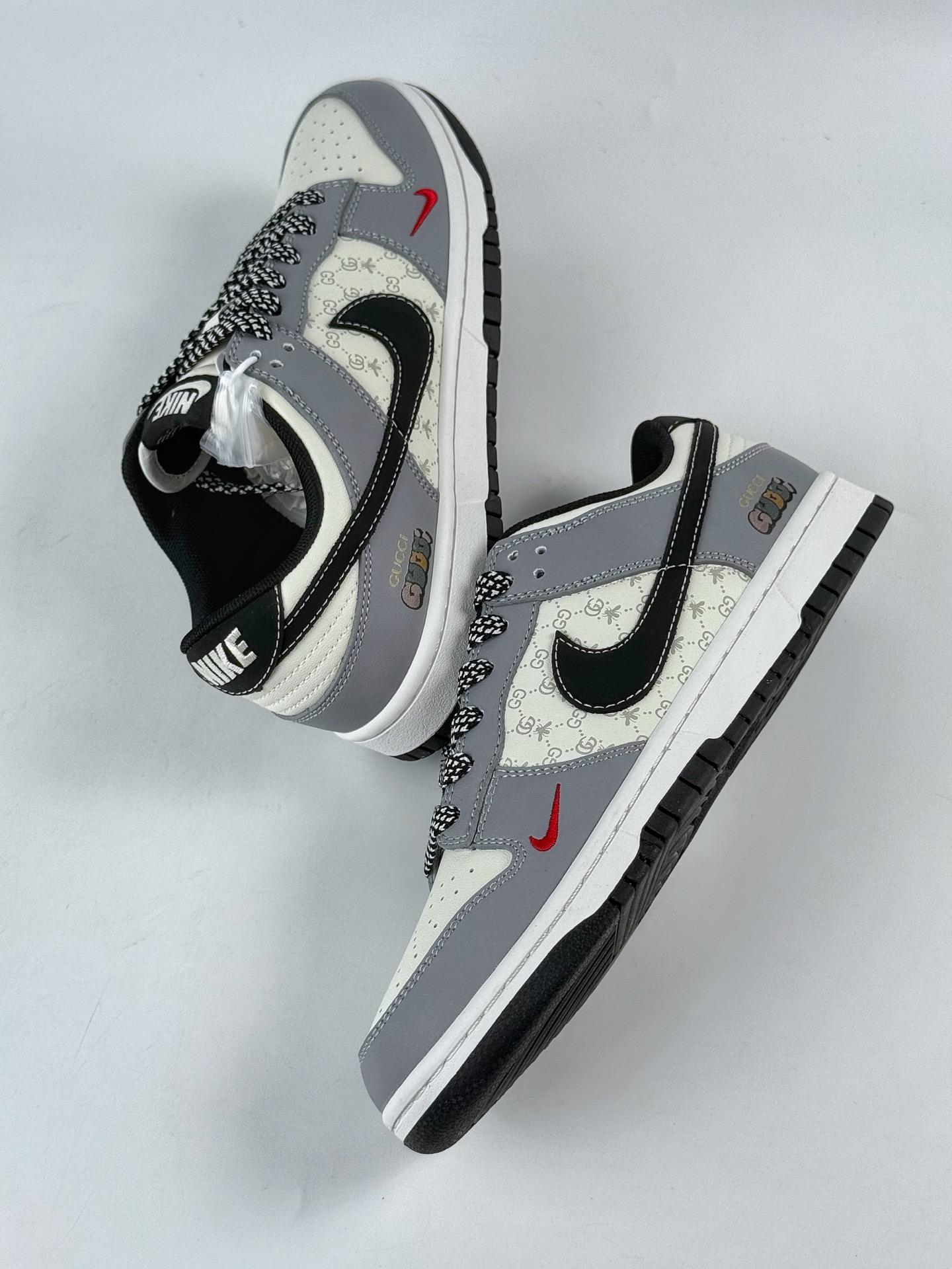 280 Nike SB Dunk Low x GUCCI 灰白黑小勾满天星 CS1688-134