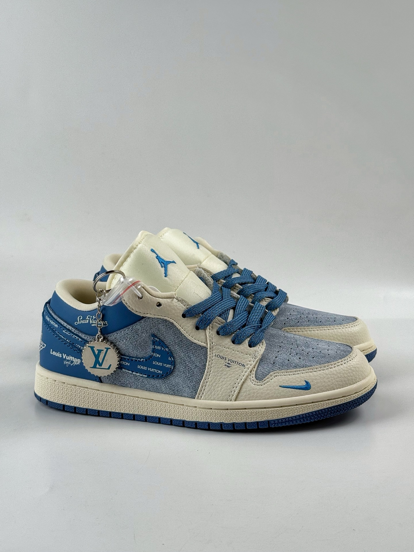 280 Nike Jordan Air Jordan 1 x Louis Vuitton 白蓝牛仔小勾 QD1988-003