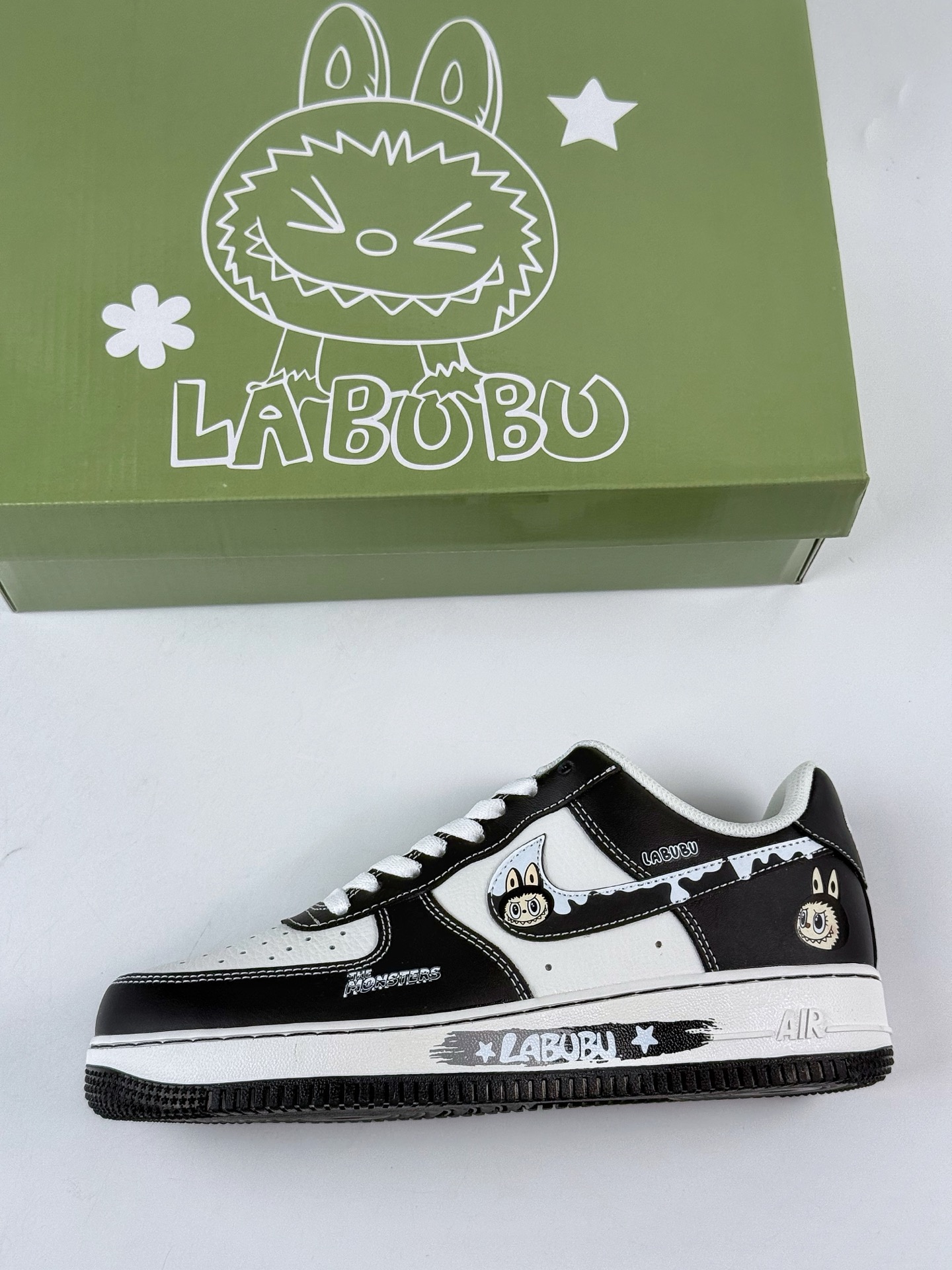 260 Nike Air Force 1 Low 07 x LABUBU 黑白 KJ5188-001