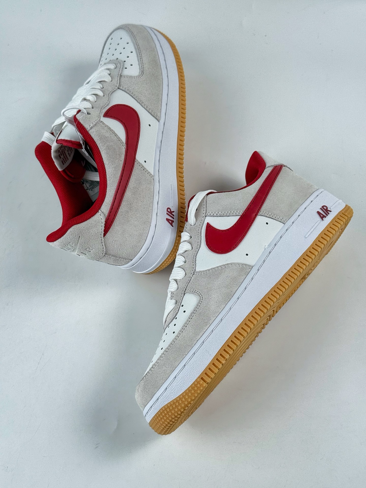 200 Nike Air Force 1 Low 07 灰白红 IB6388-101