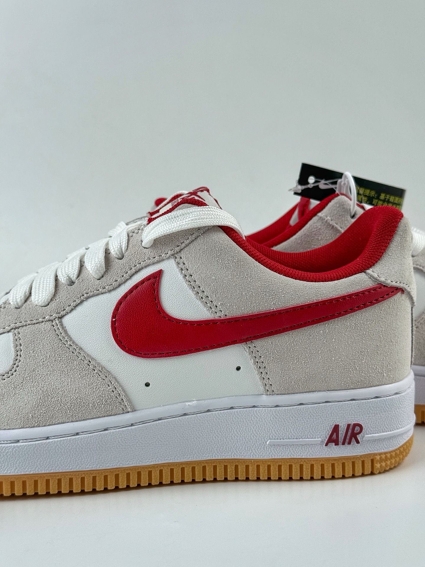 200 Nike Air Force 1 Low 07 灰白红 IB6388-101