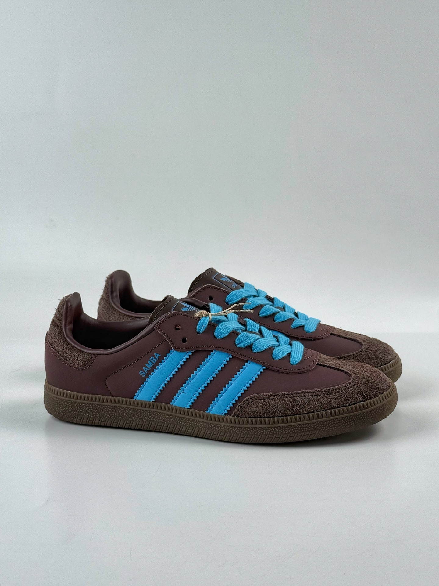 160 adidas originals Samba 棕蓝 JI2733
