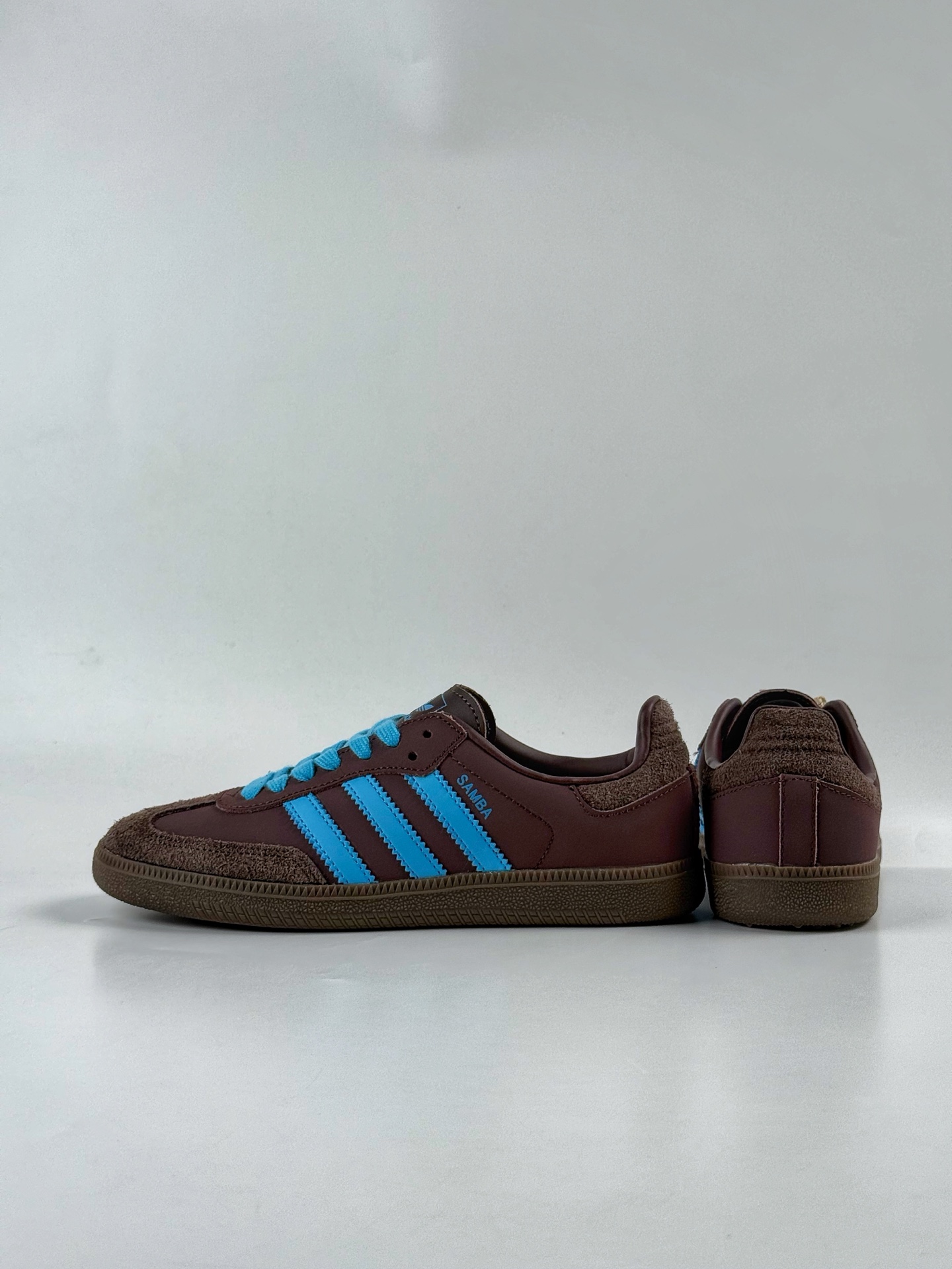 160 adidas originals Samba 棕蓝 JI2733