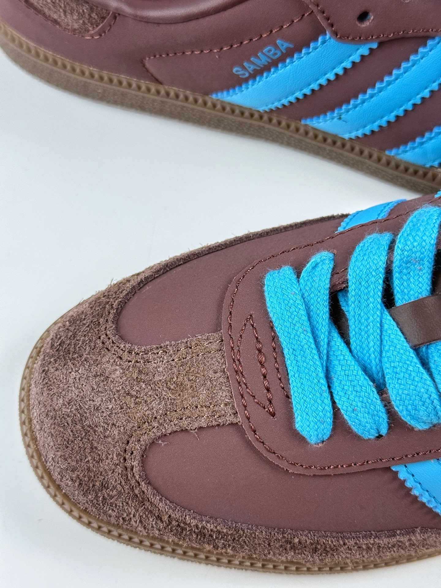 160 adidas originals Samba 棕蓝 JI2733