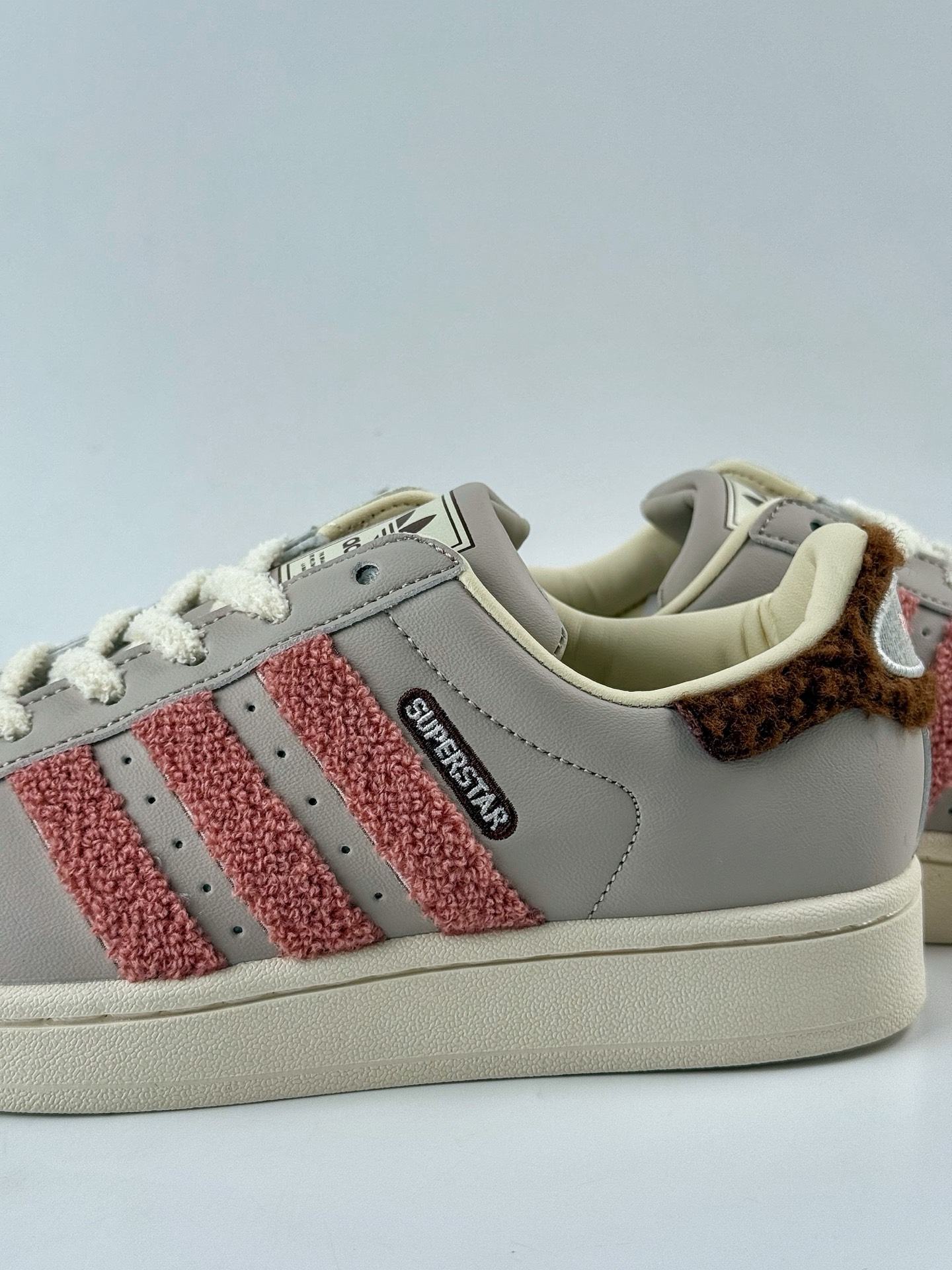 Adidas Originals Superstar 灰粉 JR6986