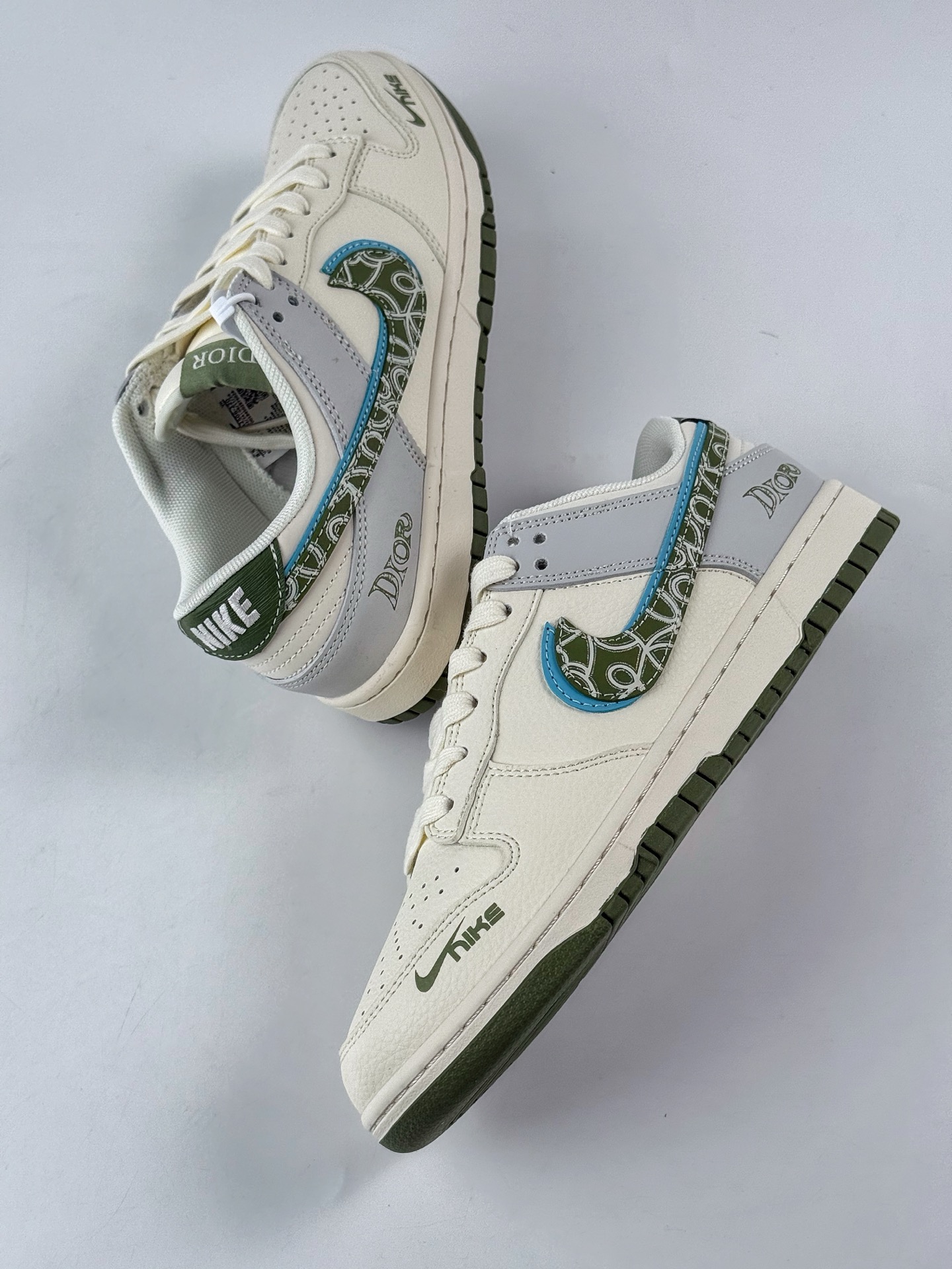 Nike SB Dunk Low x DIOR 白绿双勾小勾 HS2506-220