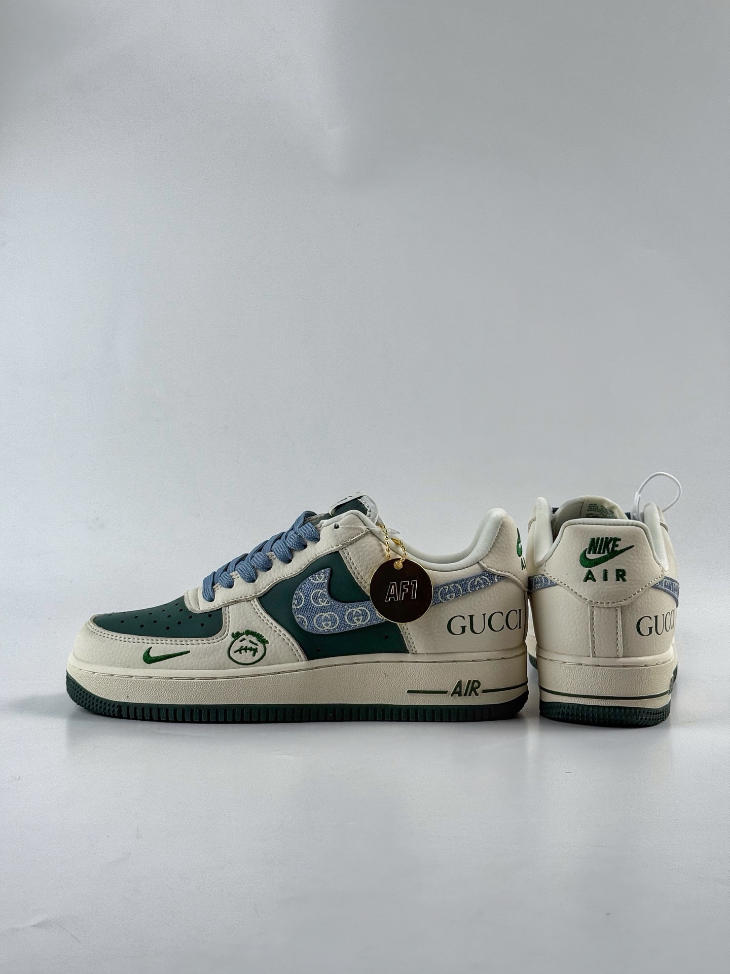 Nike Air Force 1 Low 07 x GUCCI 白绿蓝小勾 DD1982-300
