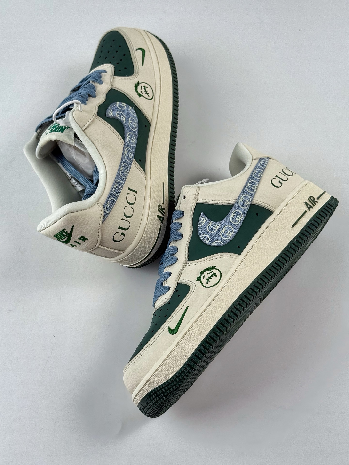 Nike Air Force 1 Low 07 x GUCCI 白绿蓝小勾 DD1982-300