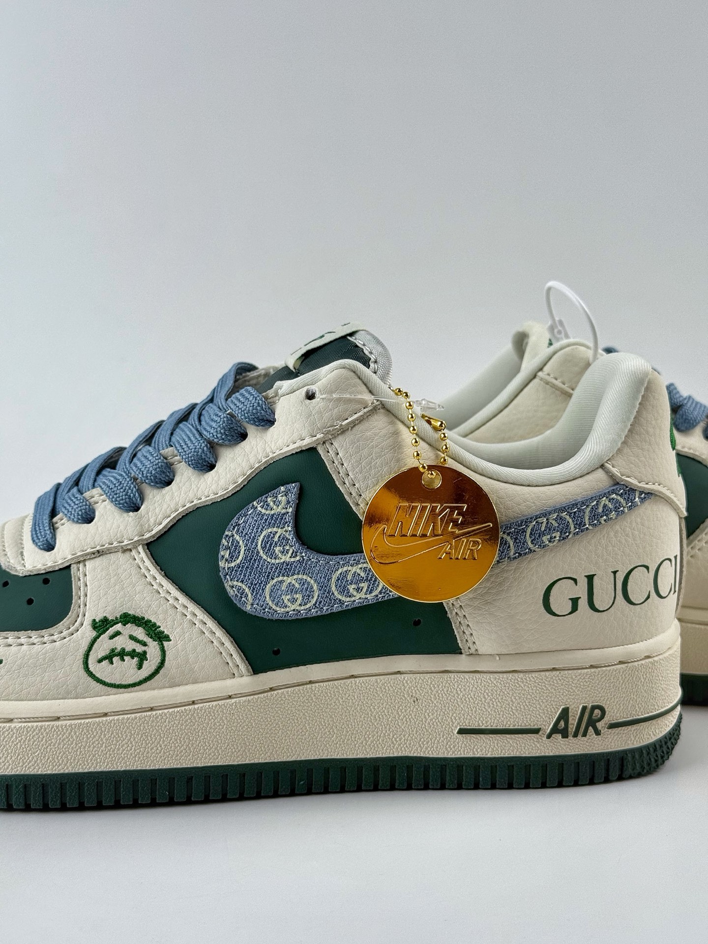 Nike Air Force 1 Low 07 x GUCCI 白绿蓝小勾 DD1982-300