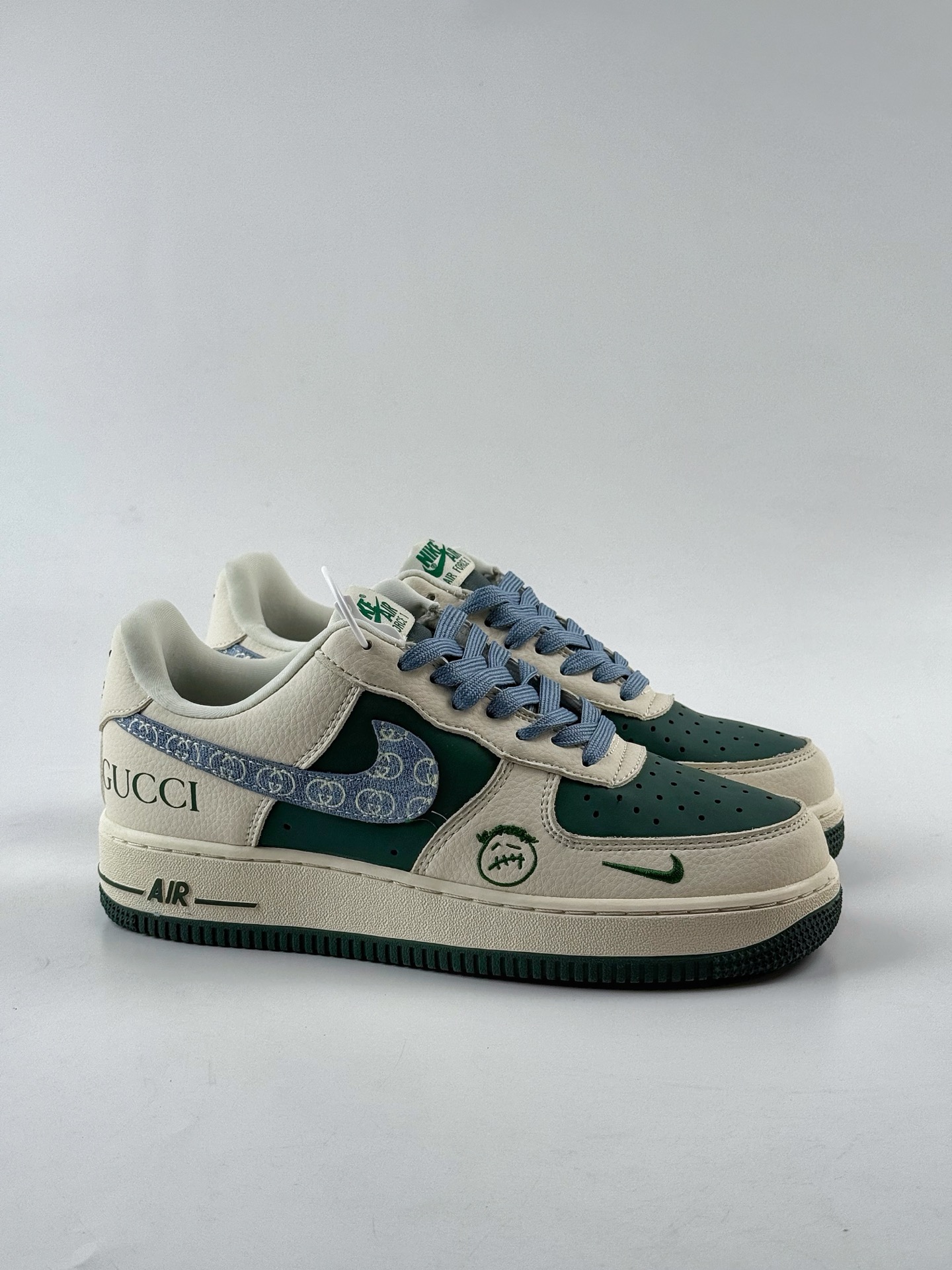 Nike Air Force 1 Low 07 x GUCCI 白绿蓝小勾 DD1982-300
