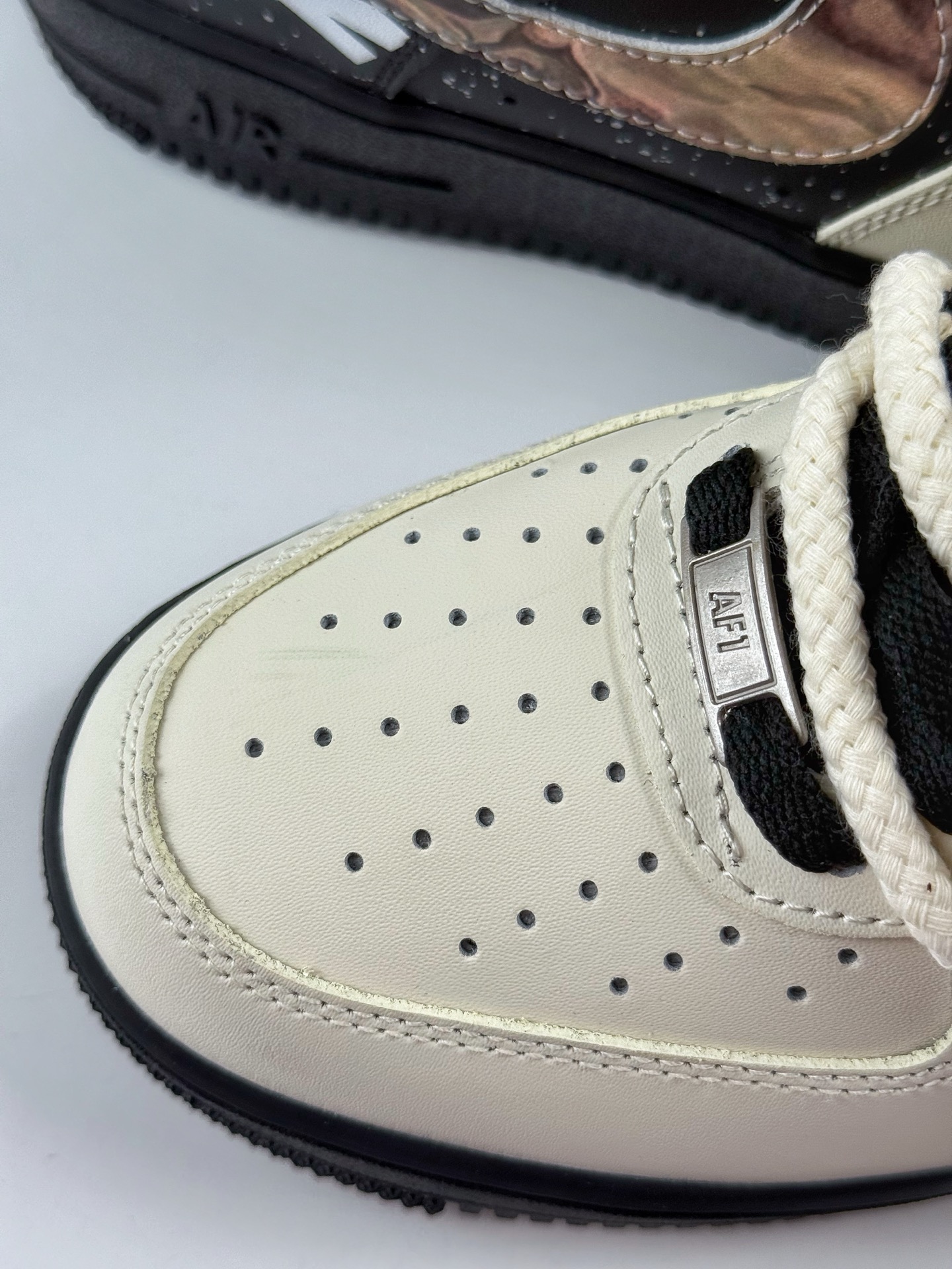 Nike Air Force 1 Low 07 科幻系列 皮革 黑武士 遨游木星 黑米 DX2920-001