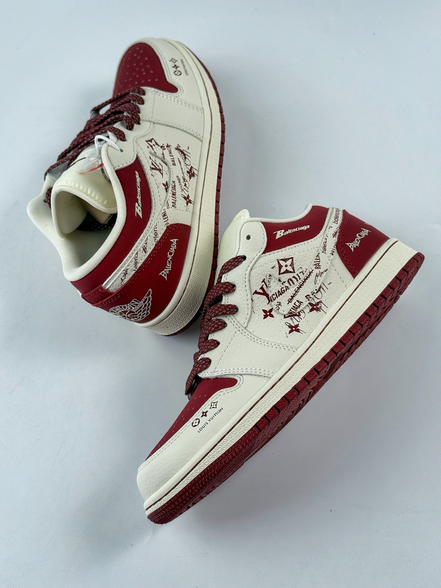 Nike Jordan Air Jordan 1 x Balenciaga 白红满天星 QD1988-005