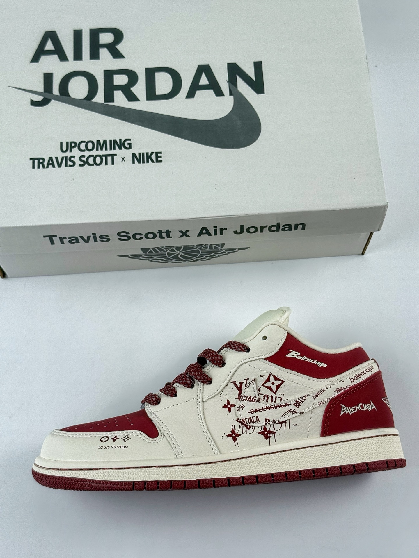 Nike Jordan Air Jordan 1 x Balenciaga 白红满天星 QD1988-005