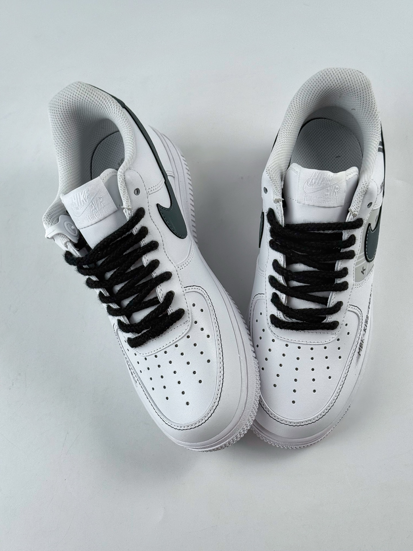 Nike Air Force 1 Low 07 皮革 简约 时尚潮流经典百搭简墨 白黑 ZH0316-127