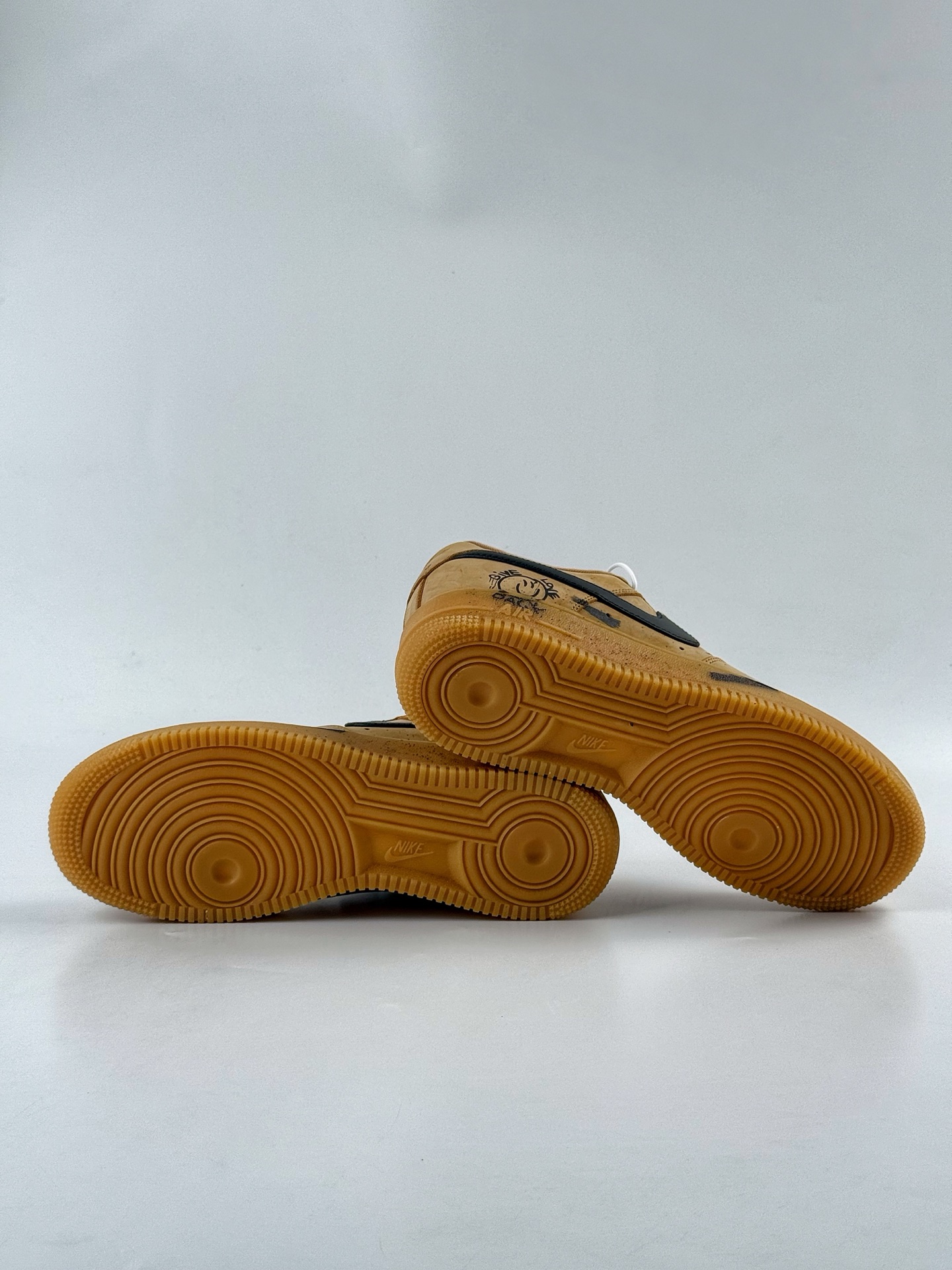 Nike Air Force 1 Low 07 BNK 暗黑街头 街头 个性 星星 笑脸 小麦色 CJ9179-700