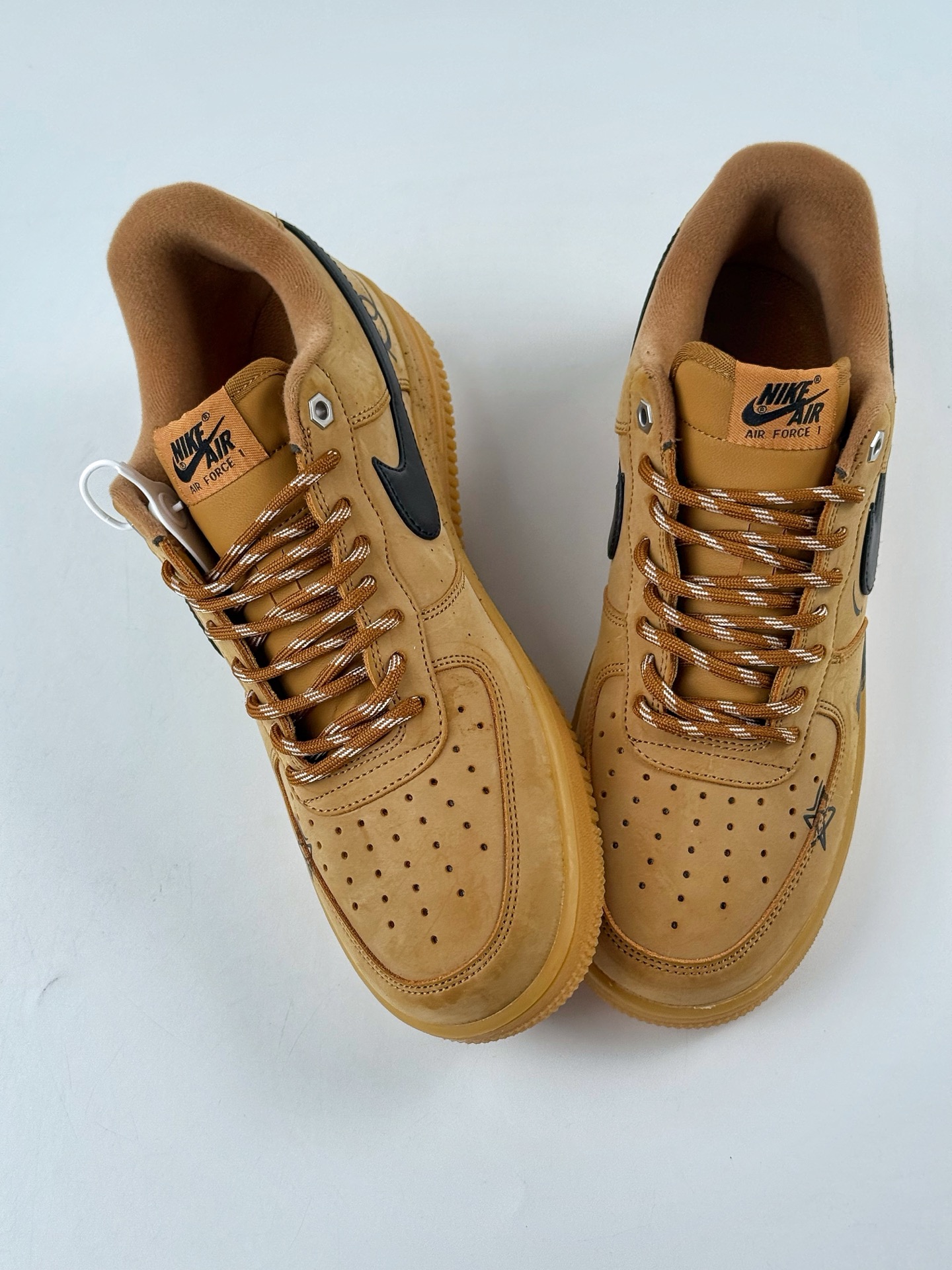 Nike Air Force 1 Low 07 BNK 暗黑街头 街头 个性 星星 笑脸 小麦色 CJ9179-700