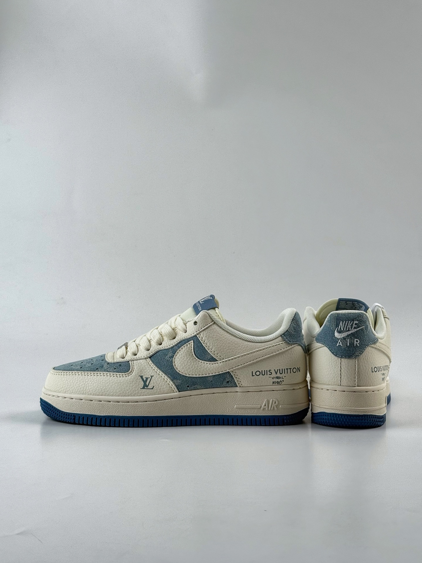 Nike Air Force 1 Low 07 x Louis Vuitton 白蓝 XD2588-606