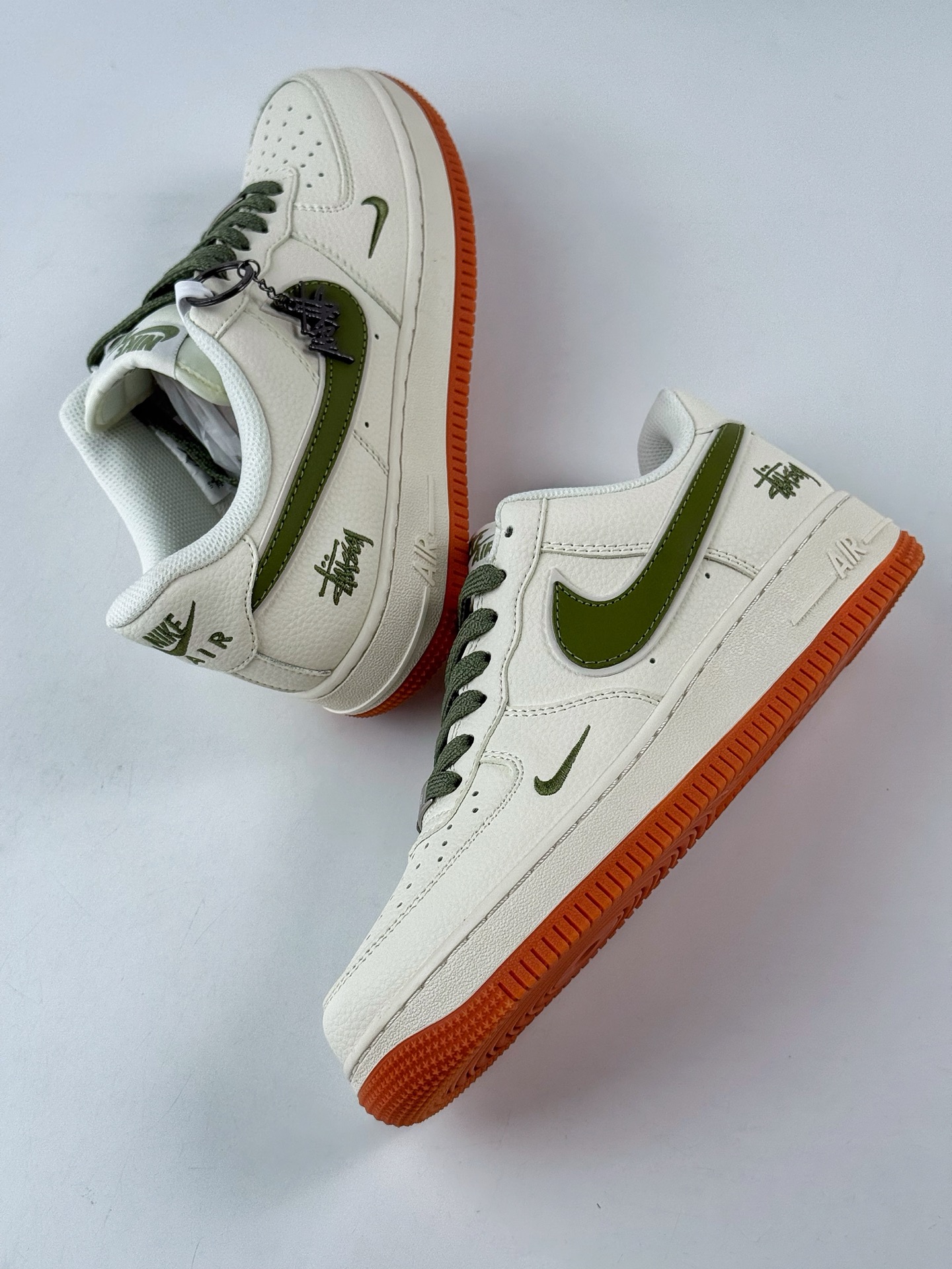 Nike Air Force 1 Low 07 x Stussy 白绿小勾 XX3168-127