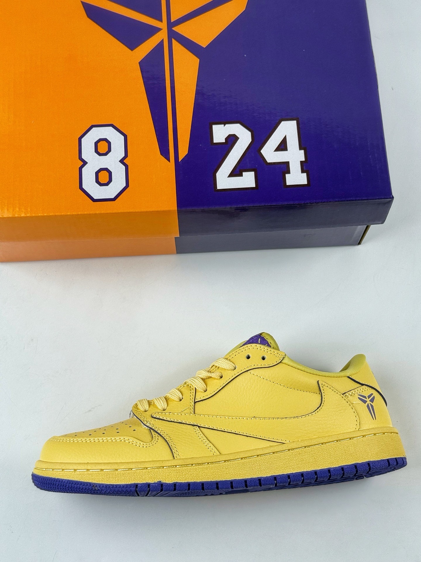 Travis Scott x Nike Air Jordan 1 Low x Kobe Bryant Air Jordan 1 Low 反转黄紫倒钩 LD2028-037