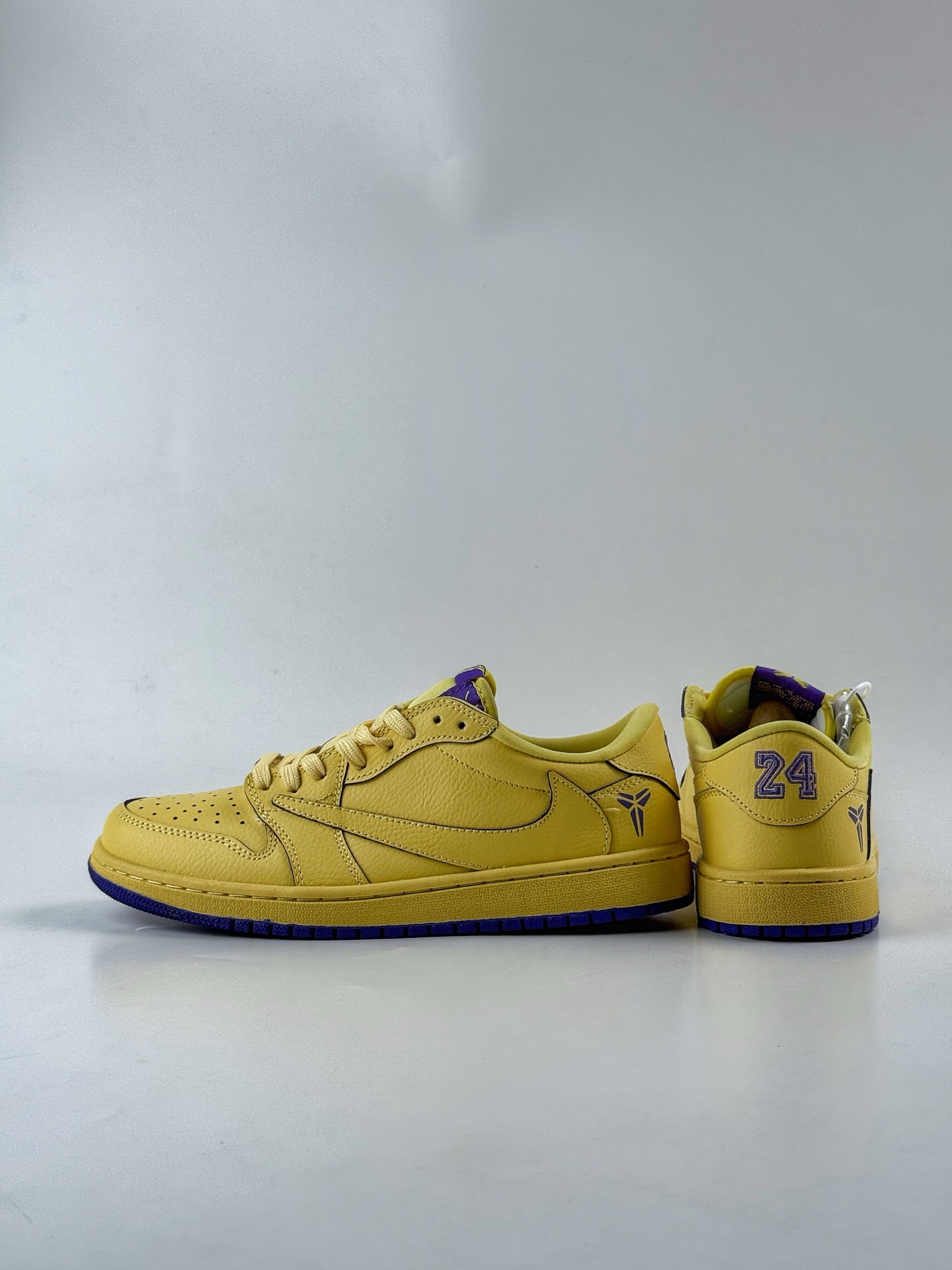 Travis Scott x Nike Air Jordan 1 Low x Kobe Bryant Air Jordan 1 Low 反转黄紫倒钩 LD2028-037