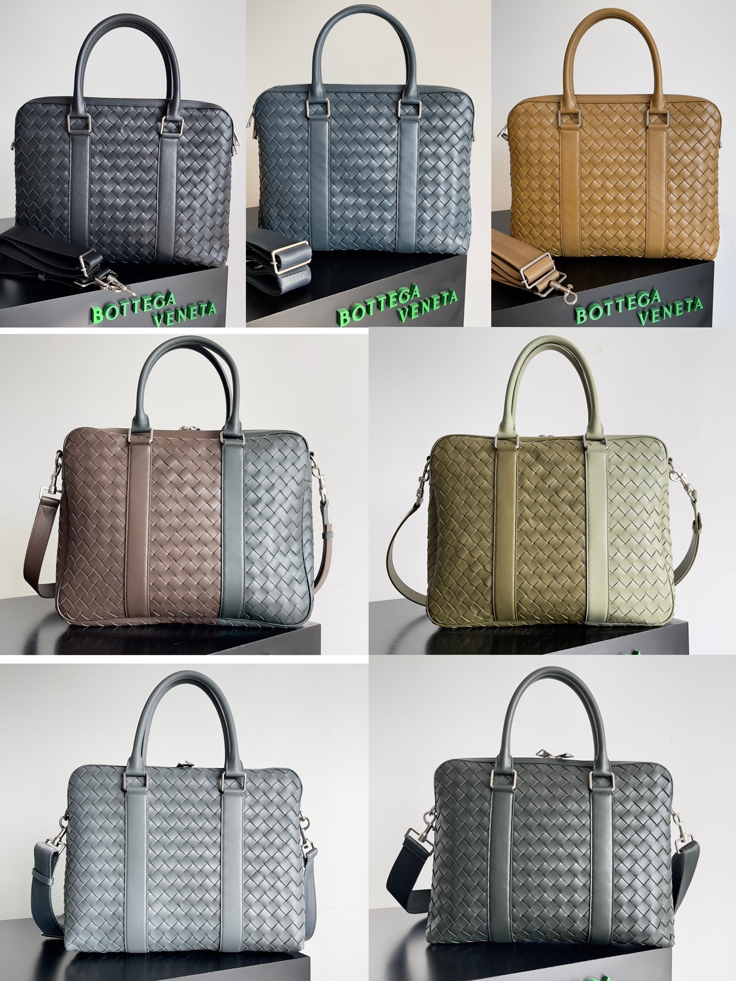 Bottega Veneta 690702 Seven colors produce a small amount of bv briefcase