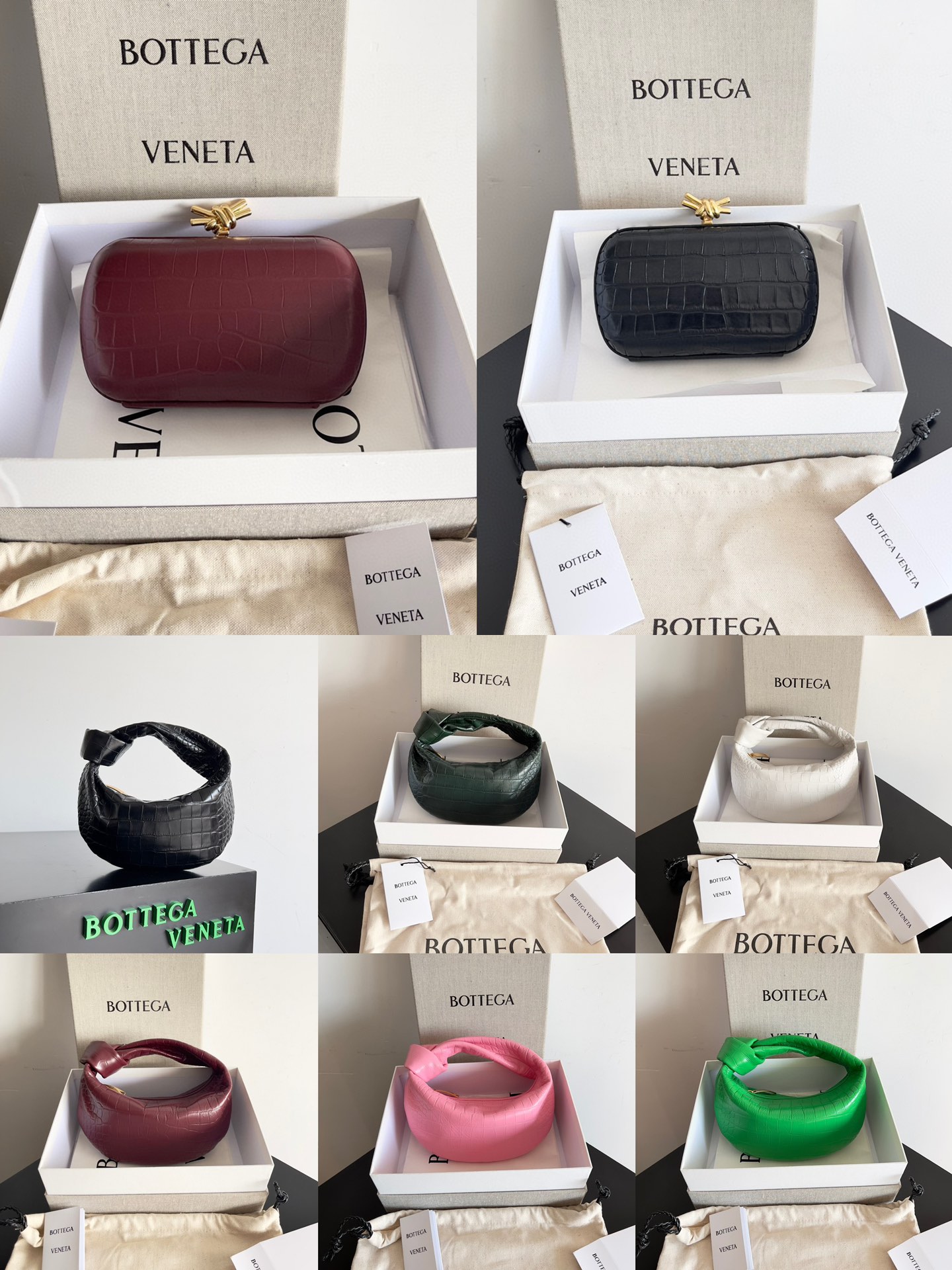 Bottega Veneta All bv crocodile series are available