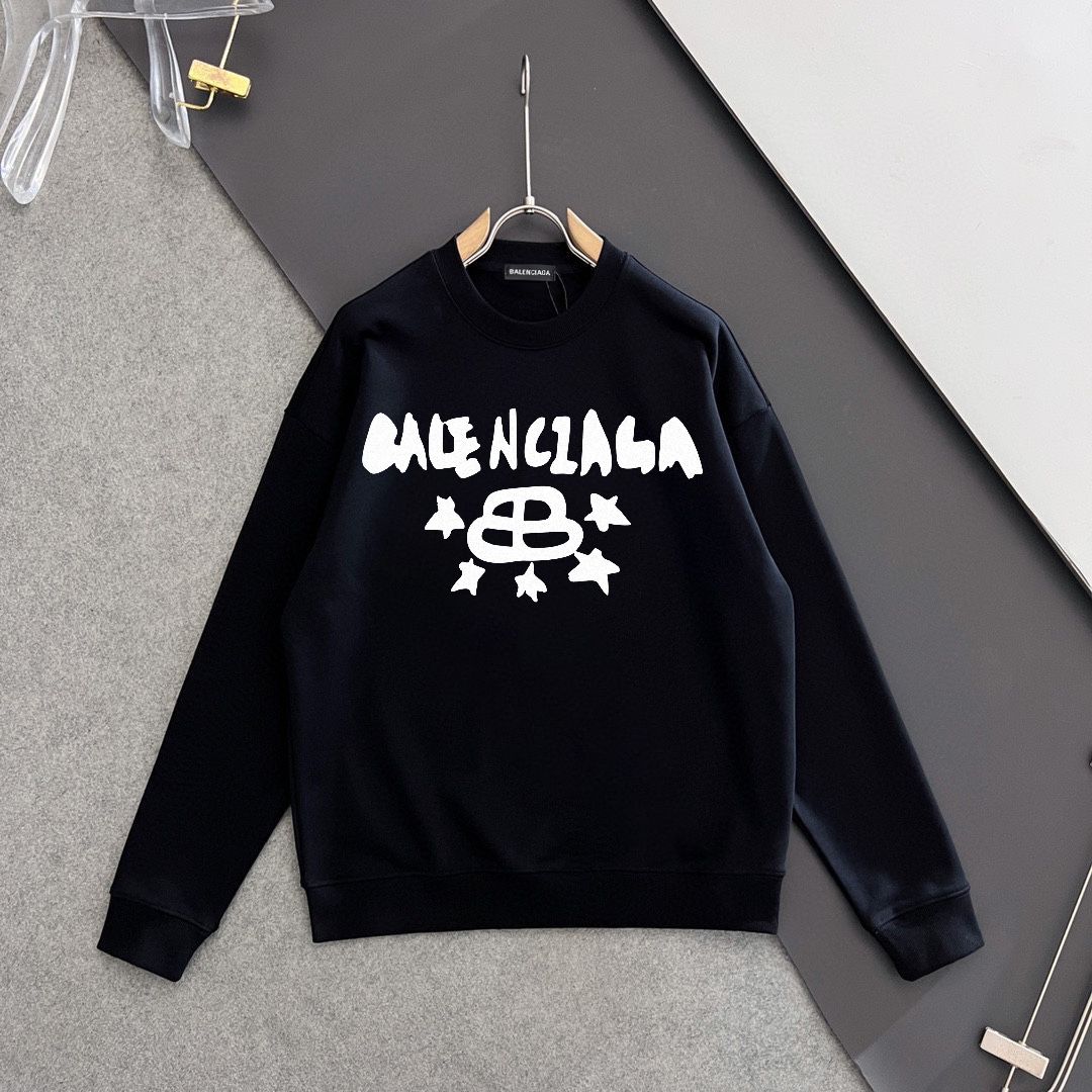 BALENCIAGA パリ世家 秋冬新款衛衣 クラシックデザイン