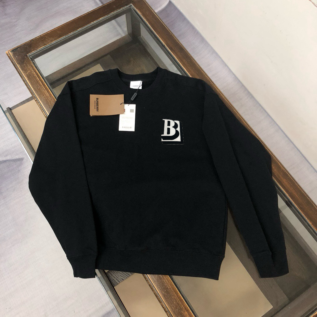 Burberry 巴宝莉 男女同款 丸首卫衣 - 快適な着心地と洗練されたデザイン