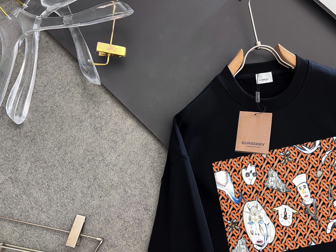 BURBERRY 巴宝莉 秋冬新款衛衣 - 定制420克毛圈素材の男女共用デザイン