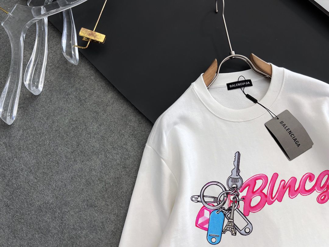 BALENCIAGA 秋冬新款衛衣 メンズ・レディース対応 クラシックデザイン