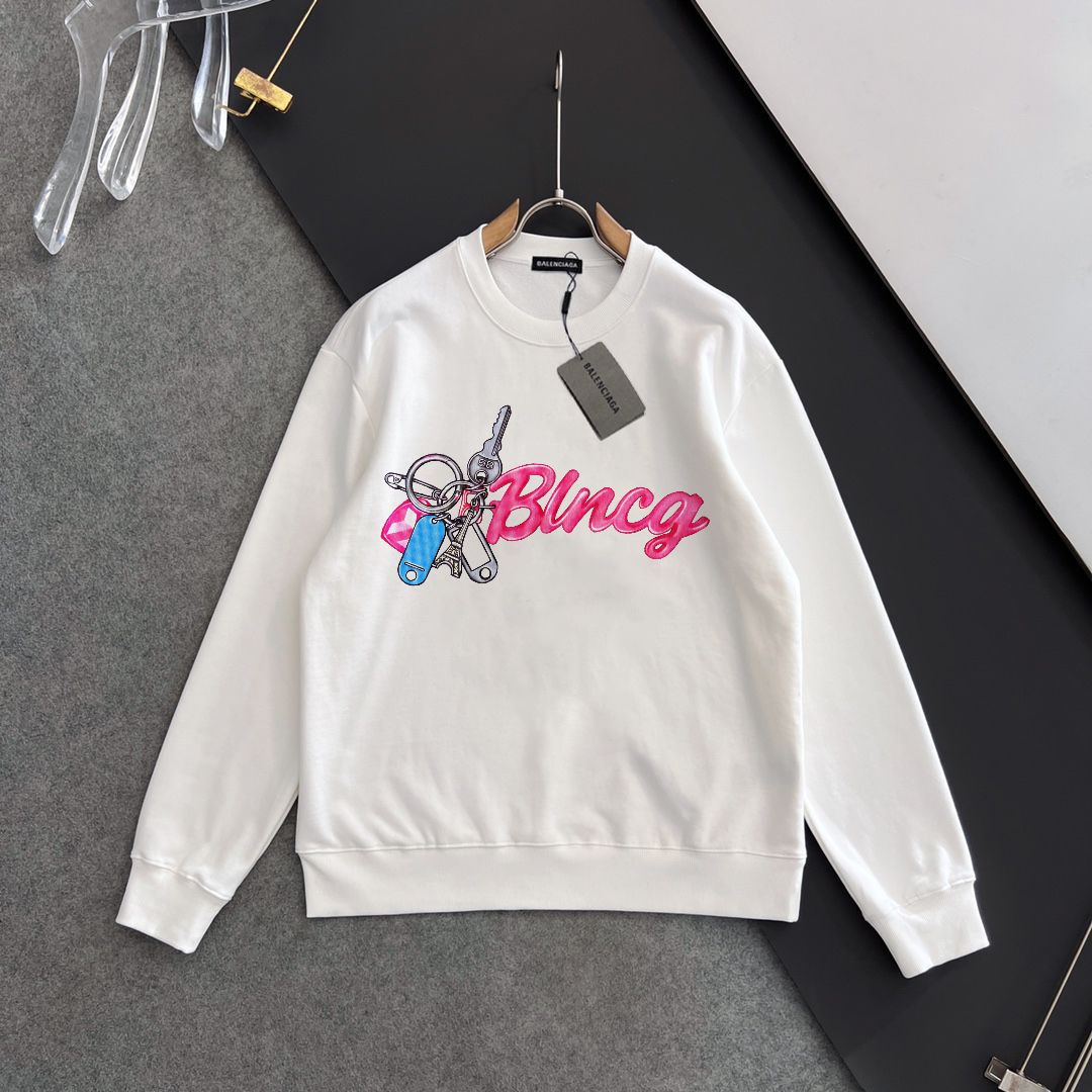 BALENCIAGA 秋冬新款衛衣 メンズ・レディース対応 クラシックデザイン