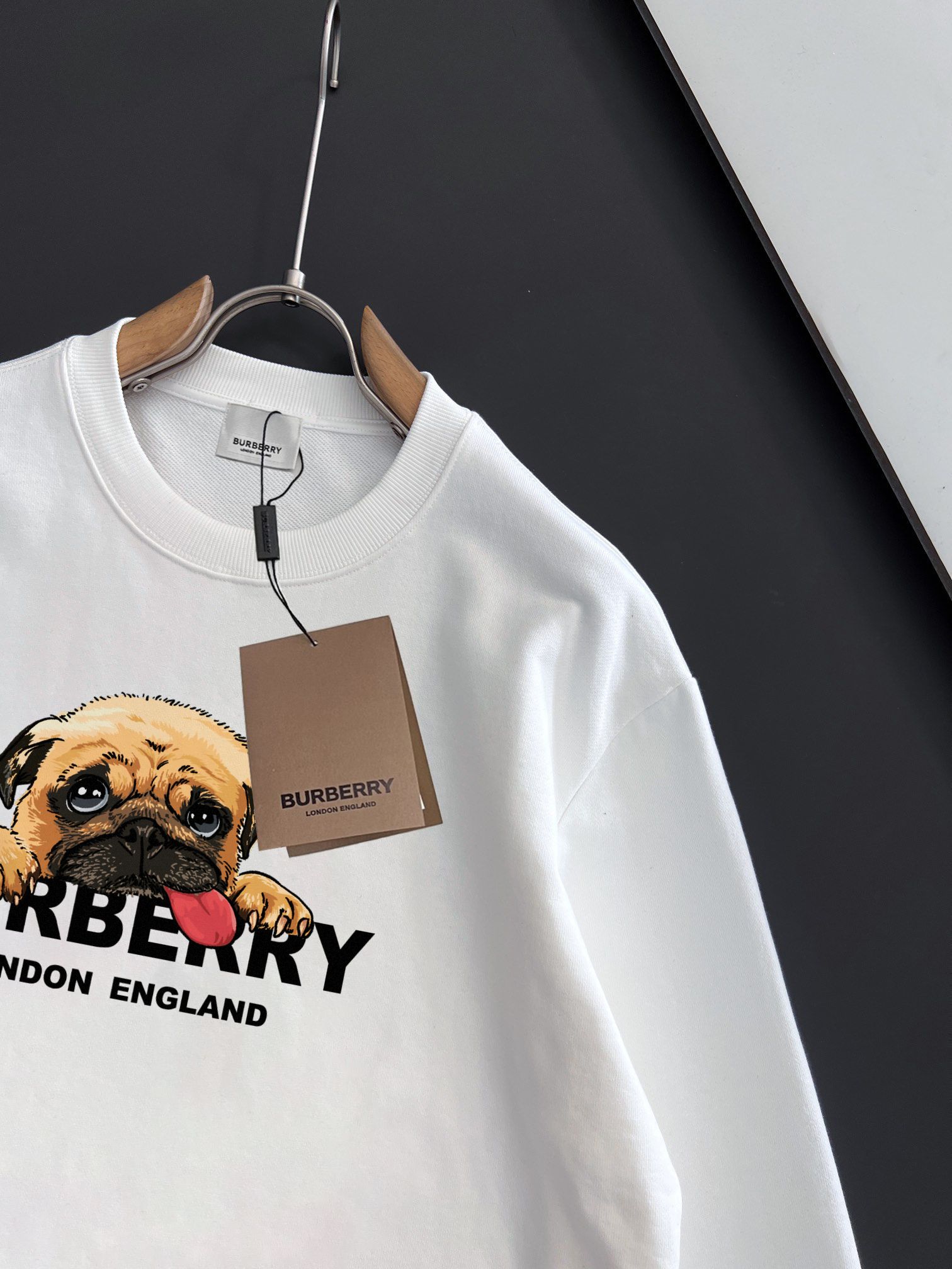 BURBERRY 巴宝莉 秋冬新款衛衣 - インポートデジタルプリント、420g厚手生地