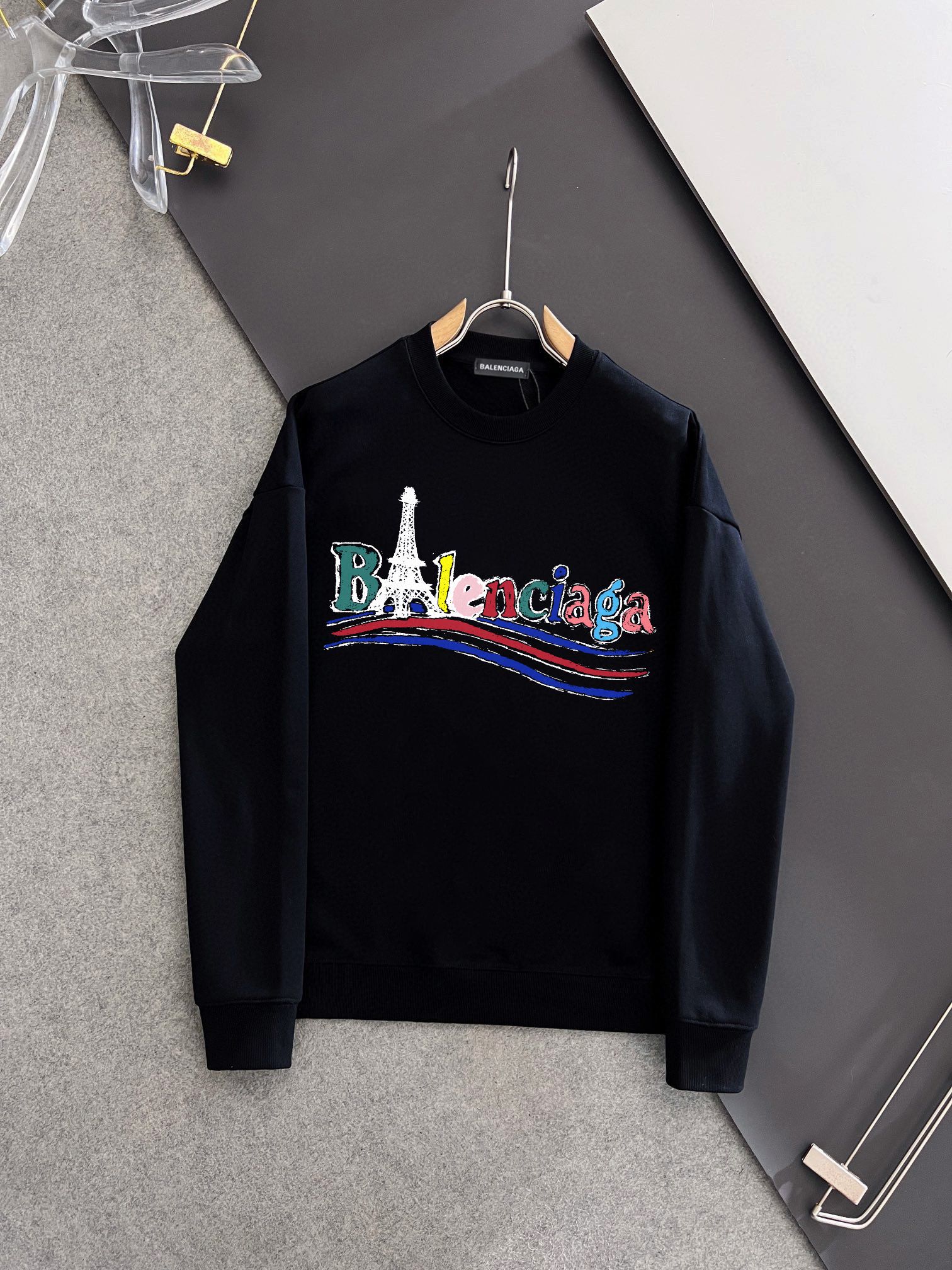 BALENCIAGA 秋冬新款衛衣 - インポートデジタルプリント・420g厚手素材