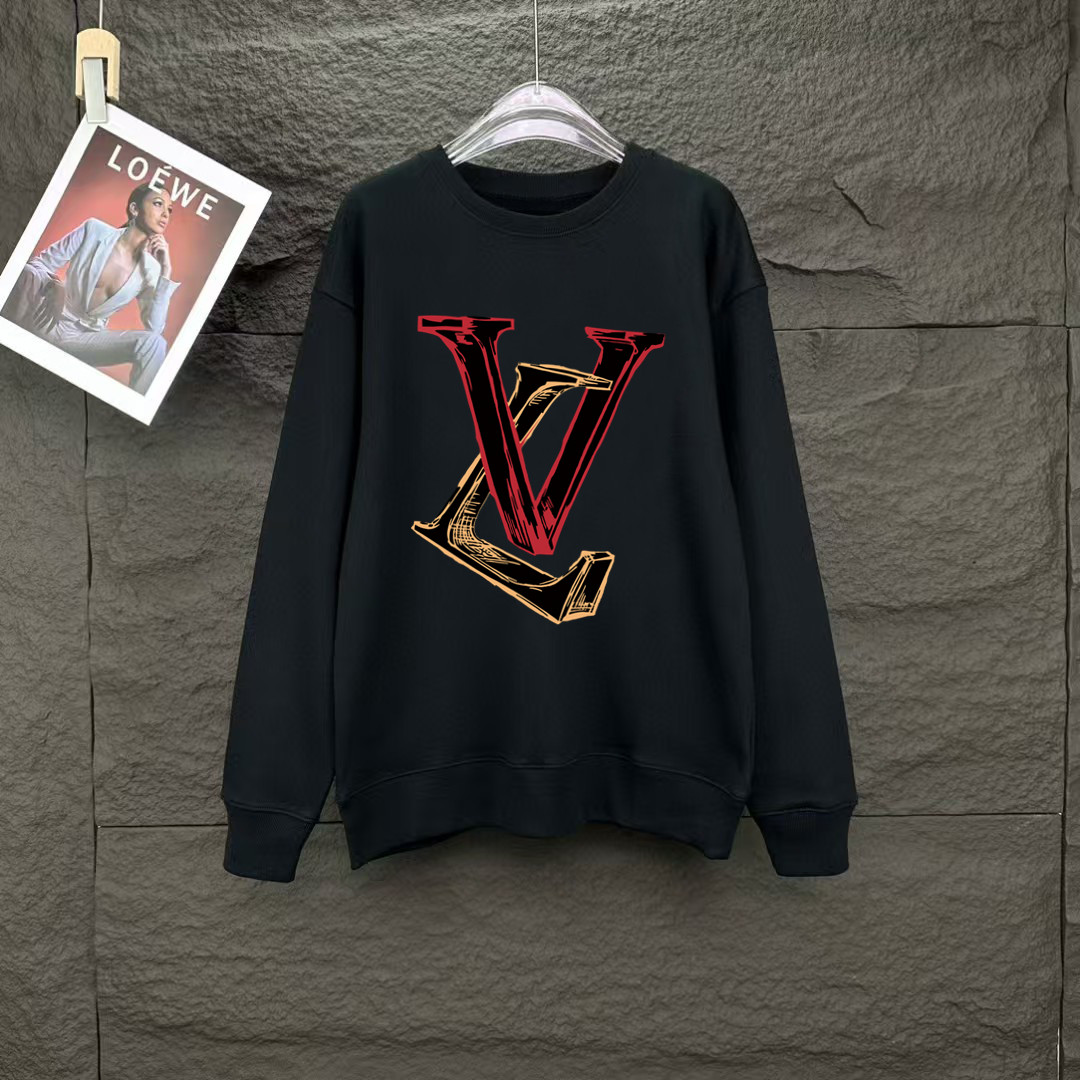 P115 LV Louis Vuitton 25ss nueva sudadera de otoño e invierno, un estilo clásico moderno y atemporal, patrones de impre…