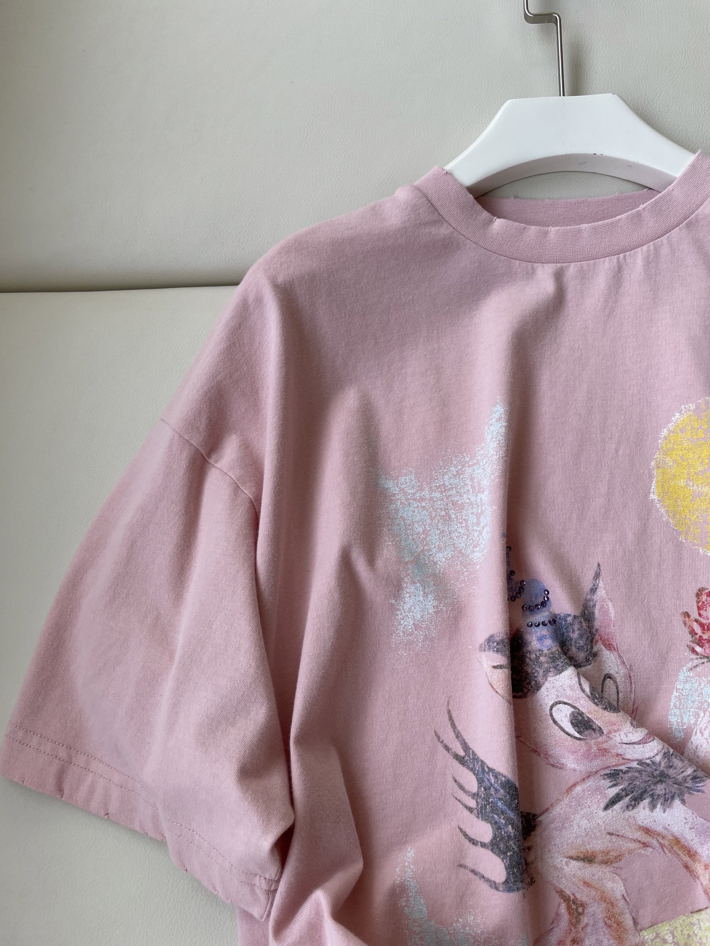 2025 We11done’s New T-Shirt: Hardcore Female Suit with Small Monster Images - 图片 4