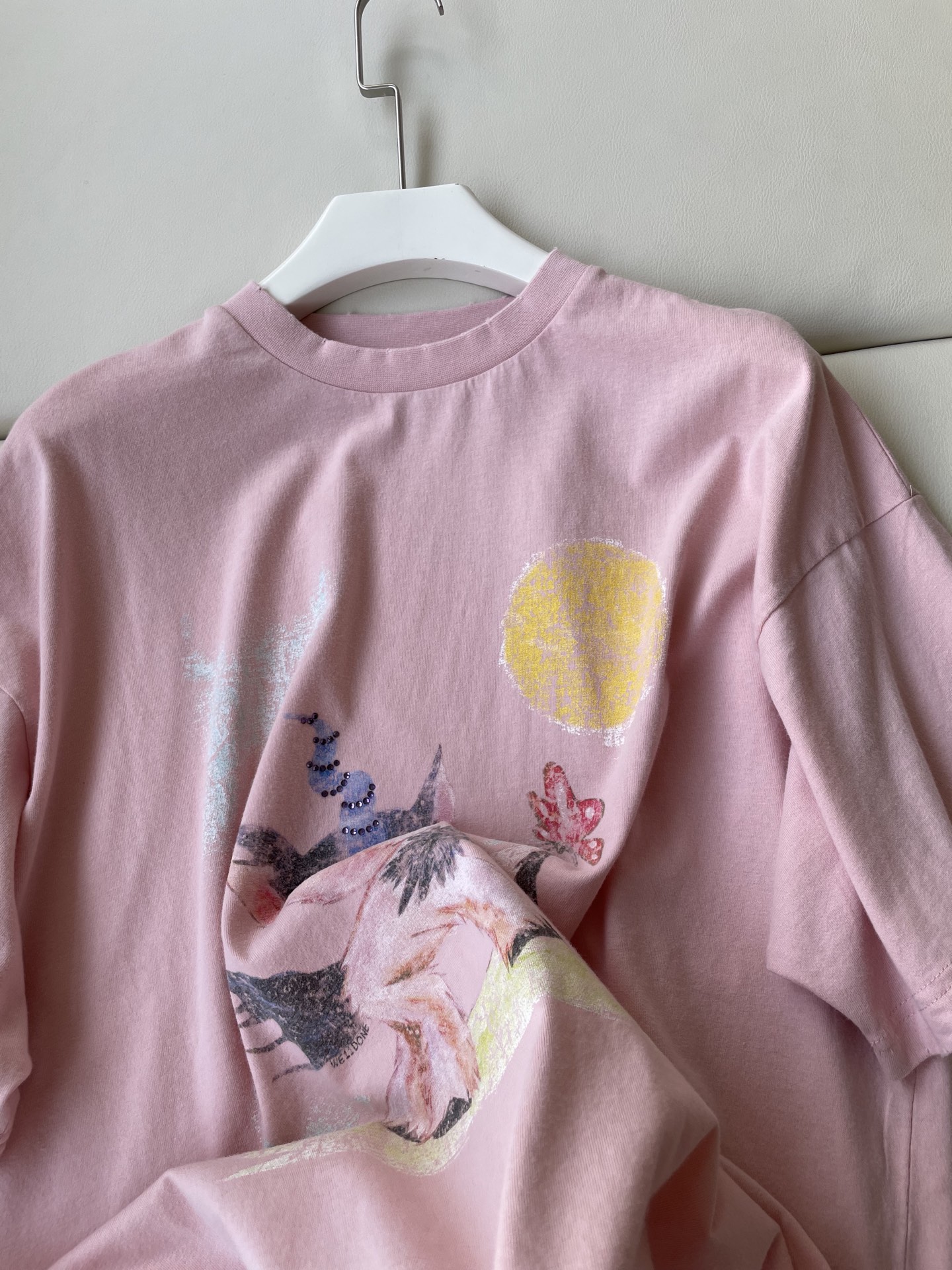 2025 We11done’s New T-Shirt: Hardcore Female Suit with Small Monster Images - 图片 2