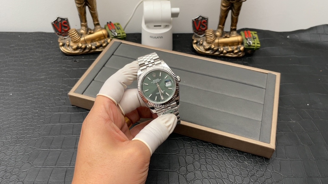 Rolex Datejust Zegarek Zielony