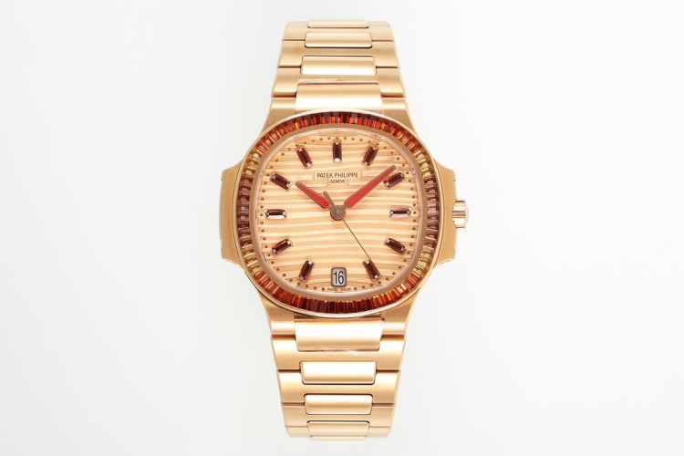 Patek Philippe Nautilus 7118/1300R Rose Gold Cognac Ladies Watch 1 Patek Philippe Nautilus 7118/1300R Rose Gold Cognac Ladies Watch