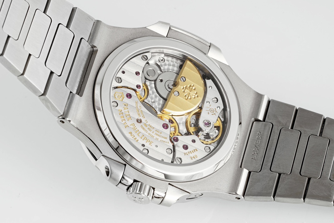 파텍필립 노틸러스 5712 문페이즈 멀티펑션 자동 블루 다이얼 PPF 공장 레플리카 44069 Patek Philippe 이미지 9
