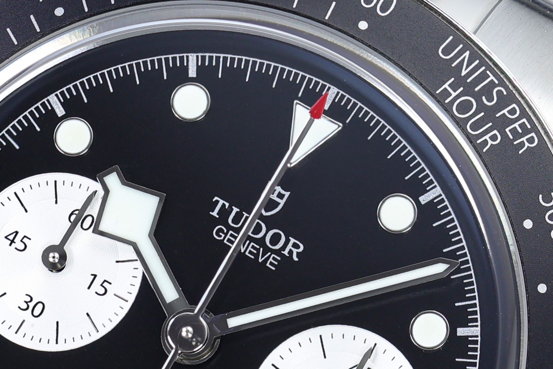 튜더 블랙베이 크로노그래프 타키미터 베젤 ZF 공장 남성 시계 레플리카 45591 Tudor 이미지 4