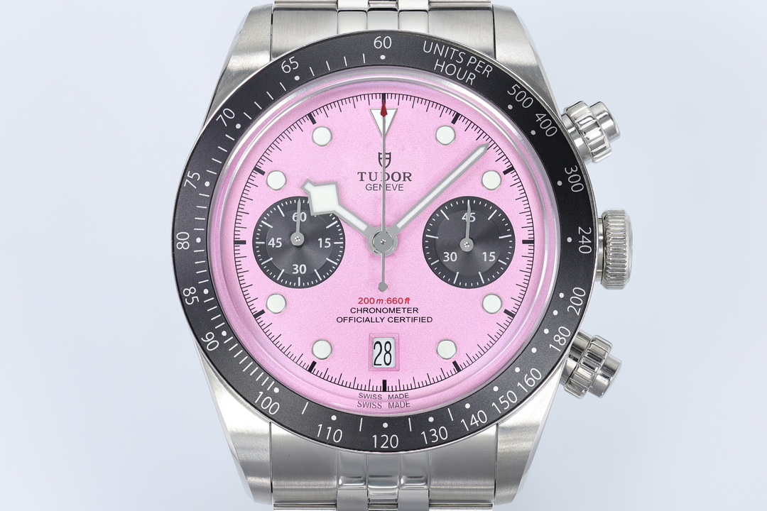 튜더 블랙베이 크로노그래프 타키미터 베젤 ZF 공장 남성 시계 레플리카 45592 Tudor 이미지 2
